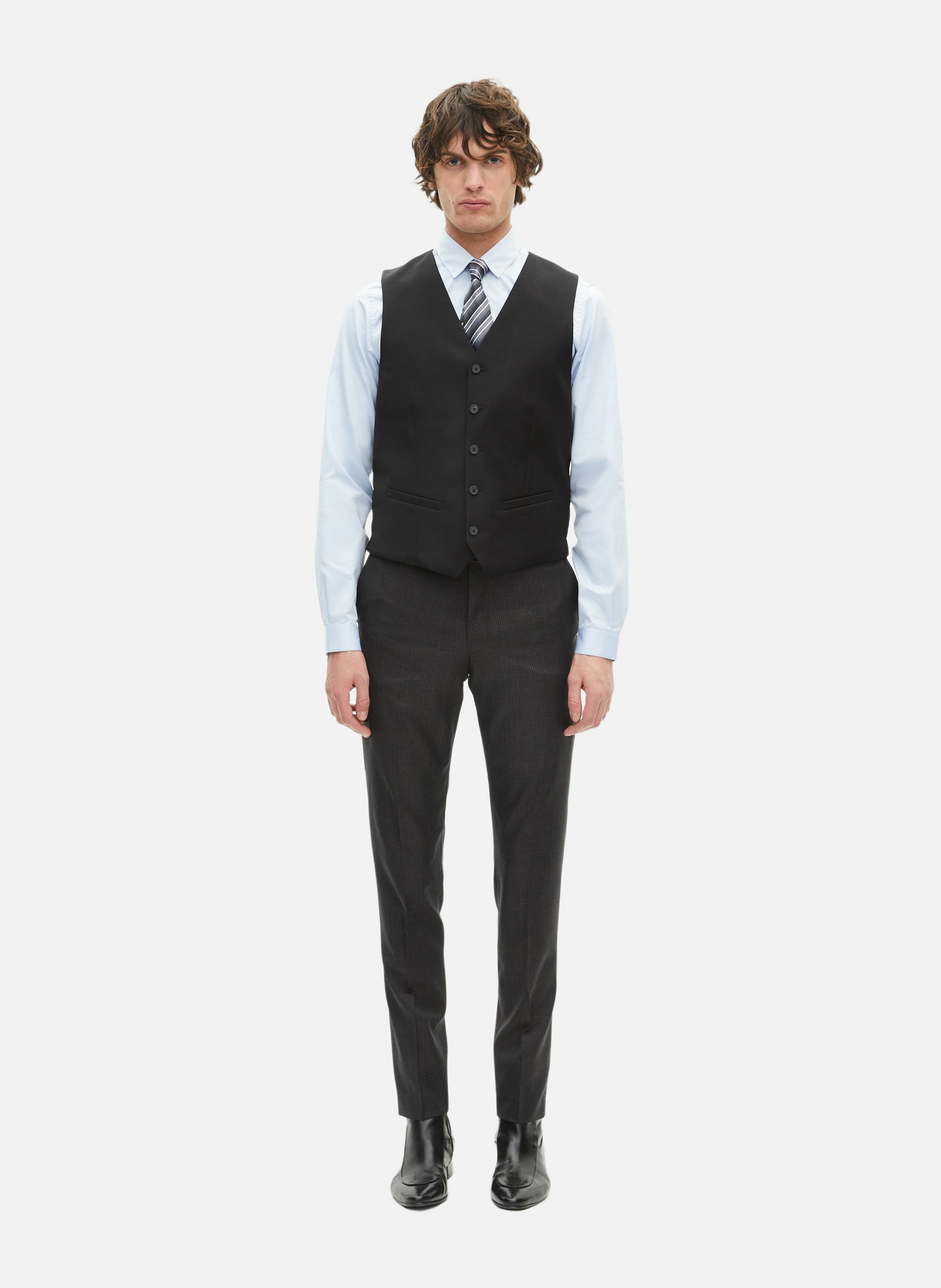Tailored wool suit vest THE KOOPLES Black