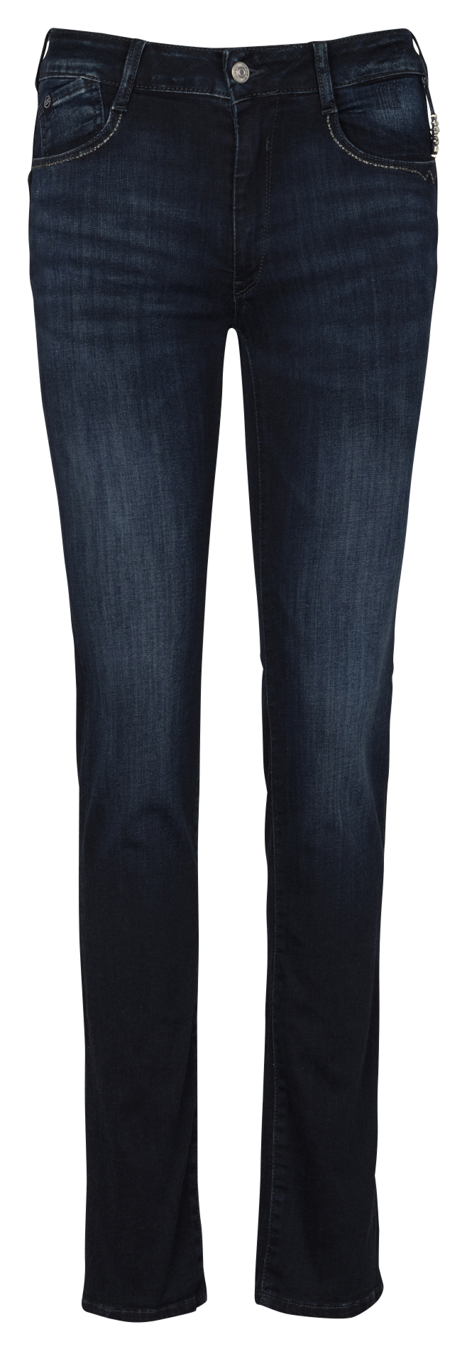 Jean droit en coton mélangé LE TEMPS DES CERISES Bleu