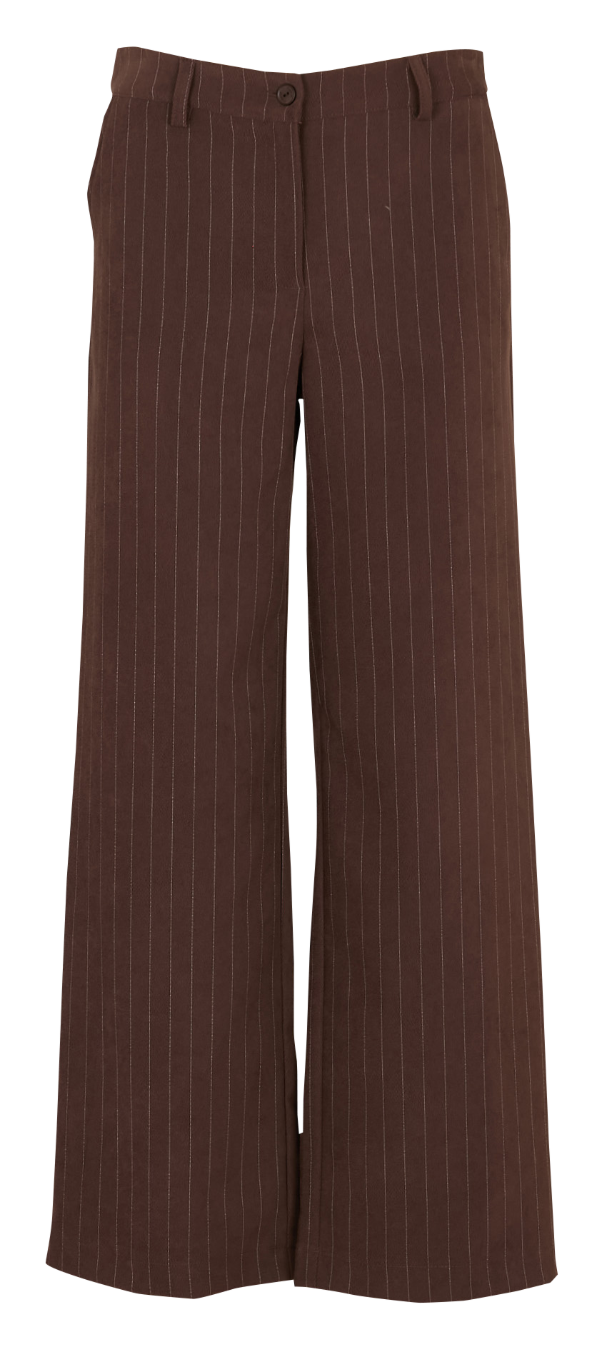 Pantalon large à rayures PLEASE Marron