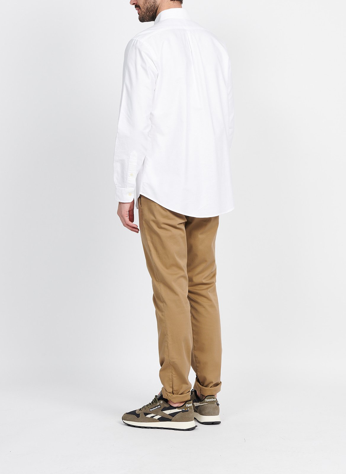 Baumwollhemd mit Button-down-Kragen, Regular Fit POLO RALPH LAUREN Weiss