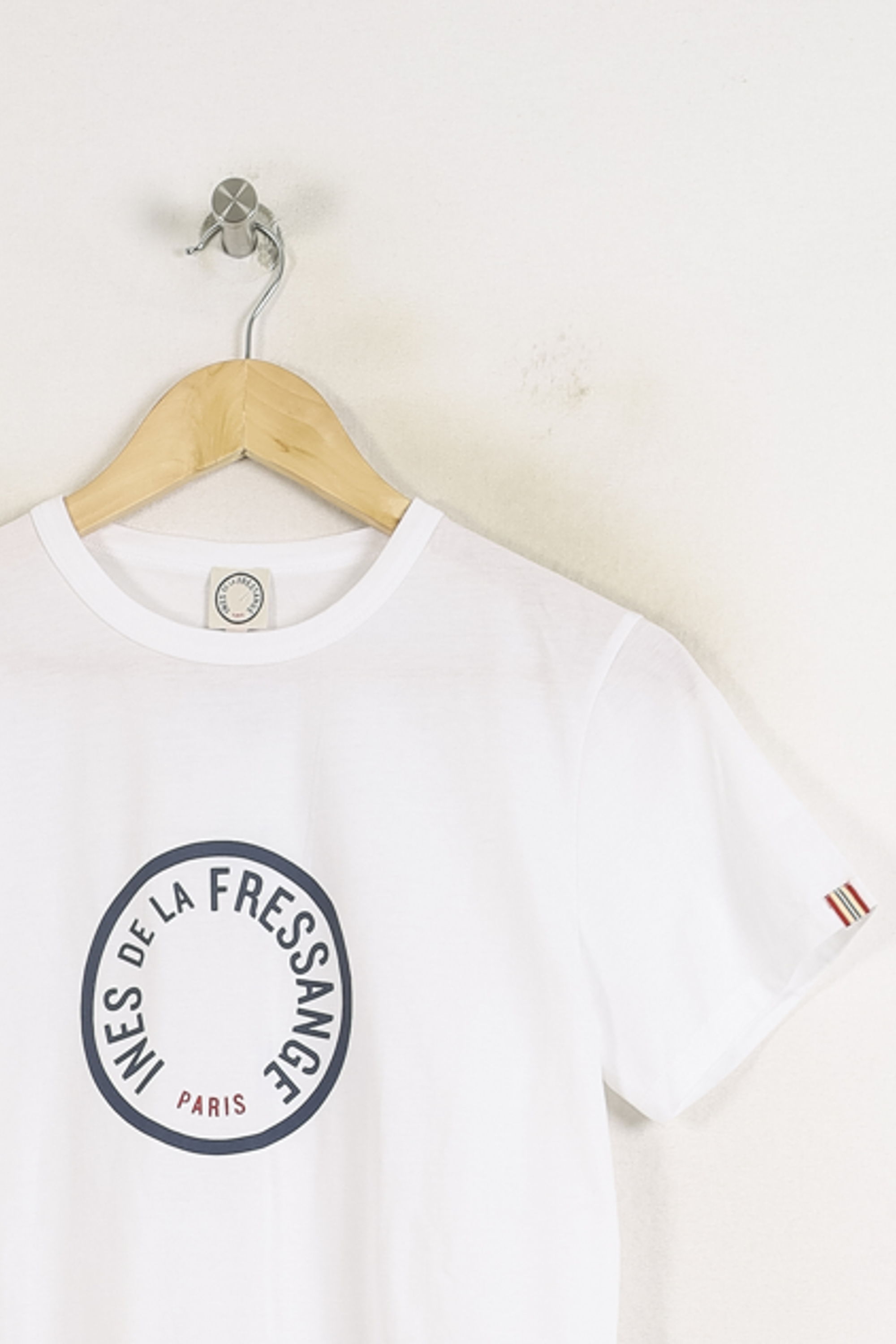 Tommy Badge T-shirt INES DE LA FRESSANGE - Seconde main White