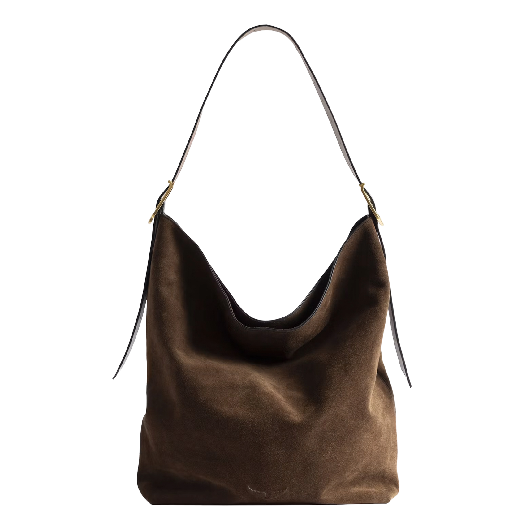 Leather clutch bag ZADIG&VOLTAIRE Brown