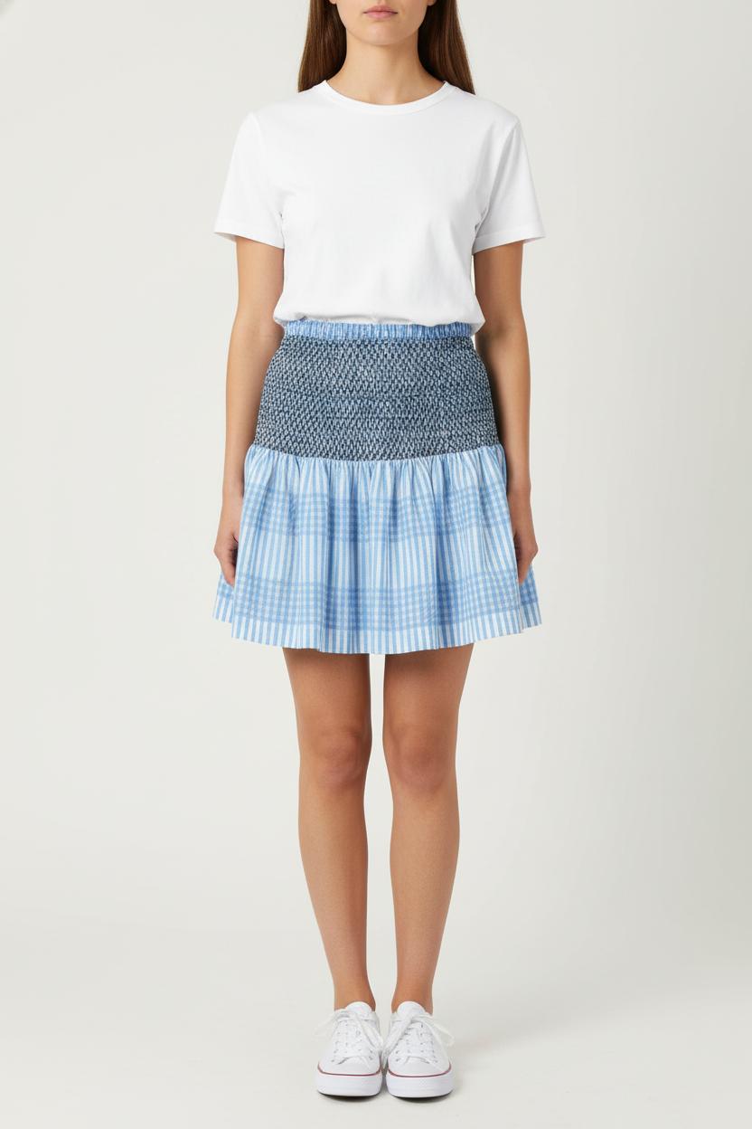 Short & midi skirt GANNI - Seconde Main Blue