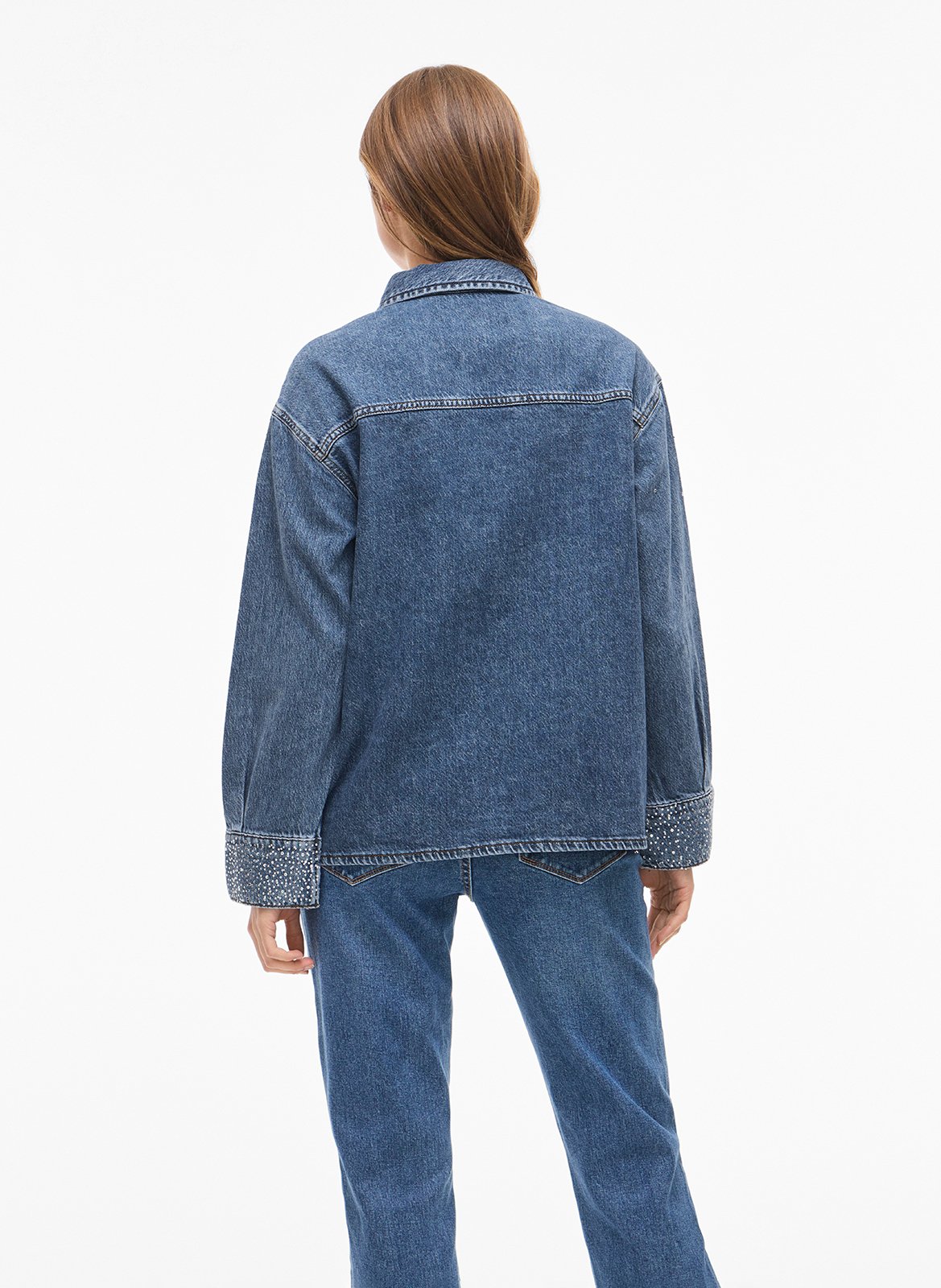 Diamanté shirt VILA Blue