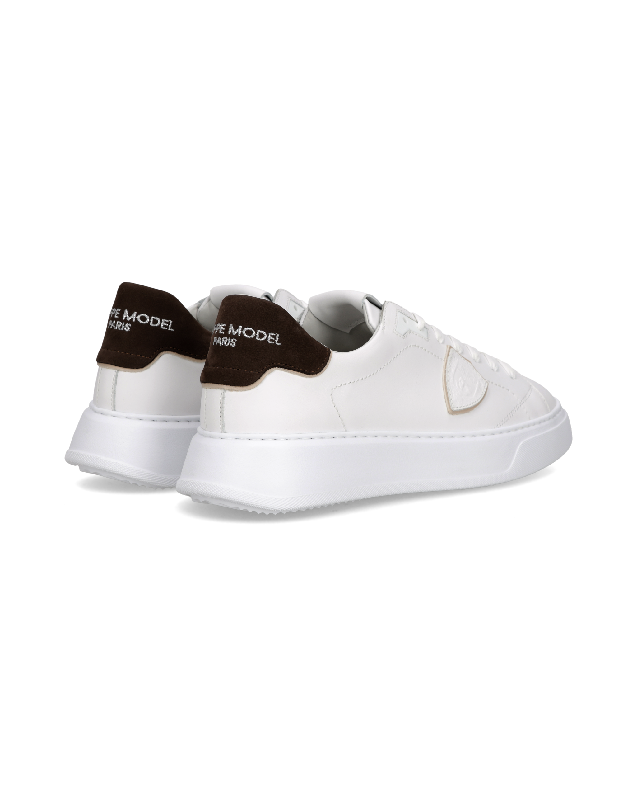 Tennis Temple Sneakers. PHILIPPE MODEL Brown
