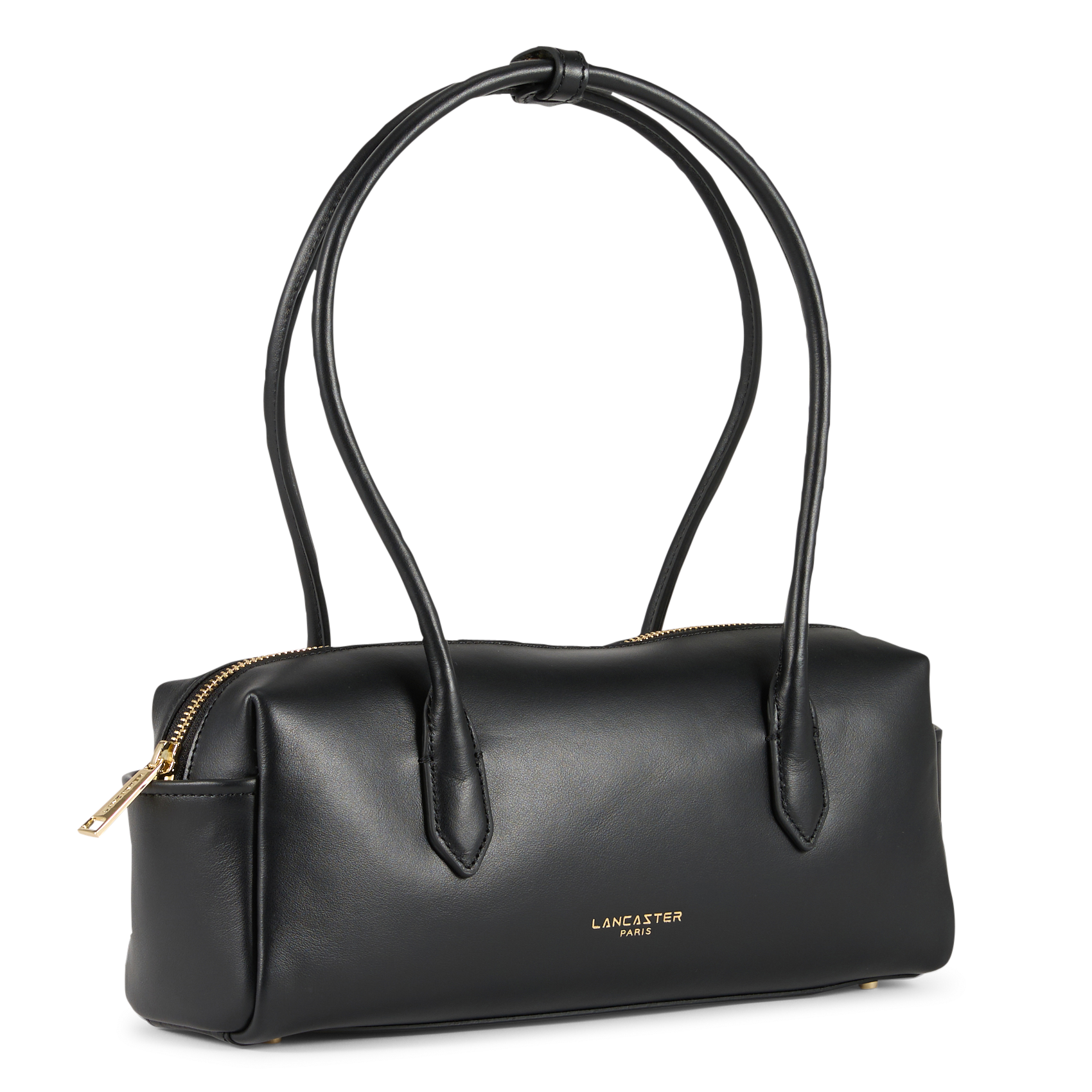 Sac trotteur en cuir LANCASTER PARIS Noir