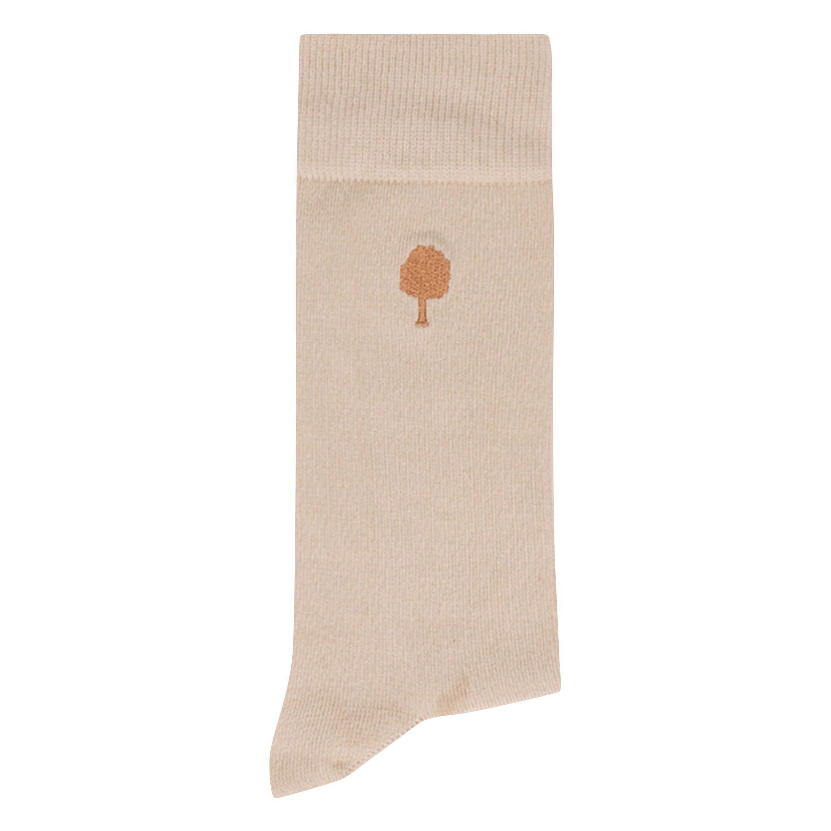 Chaussettes mi-hautes en coton mélangé FAGUO Beige