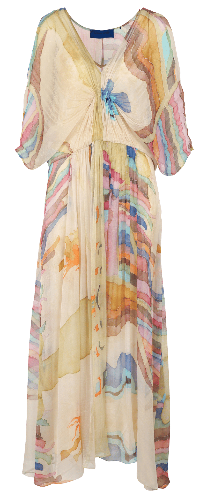 Gerade geschnittenes Maxikleid MES DEMOISELLES Mehrfarbig