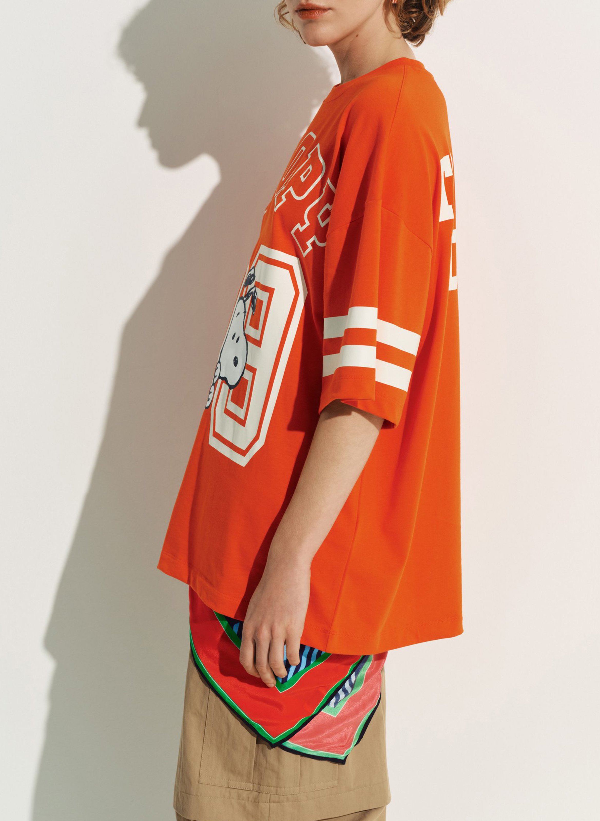 Camiliday round-neck sleeveless cotton top ESSENTIEL ANTWERP Orange