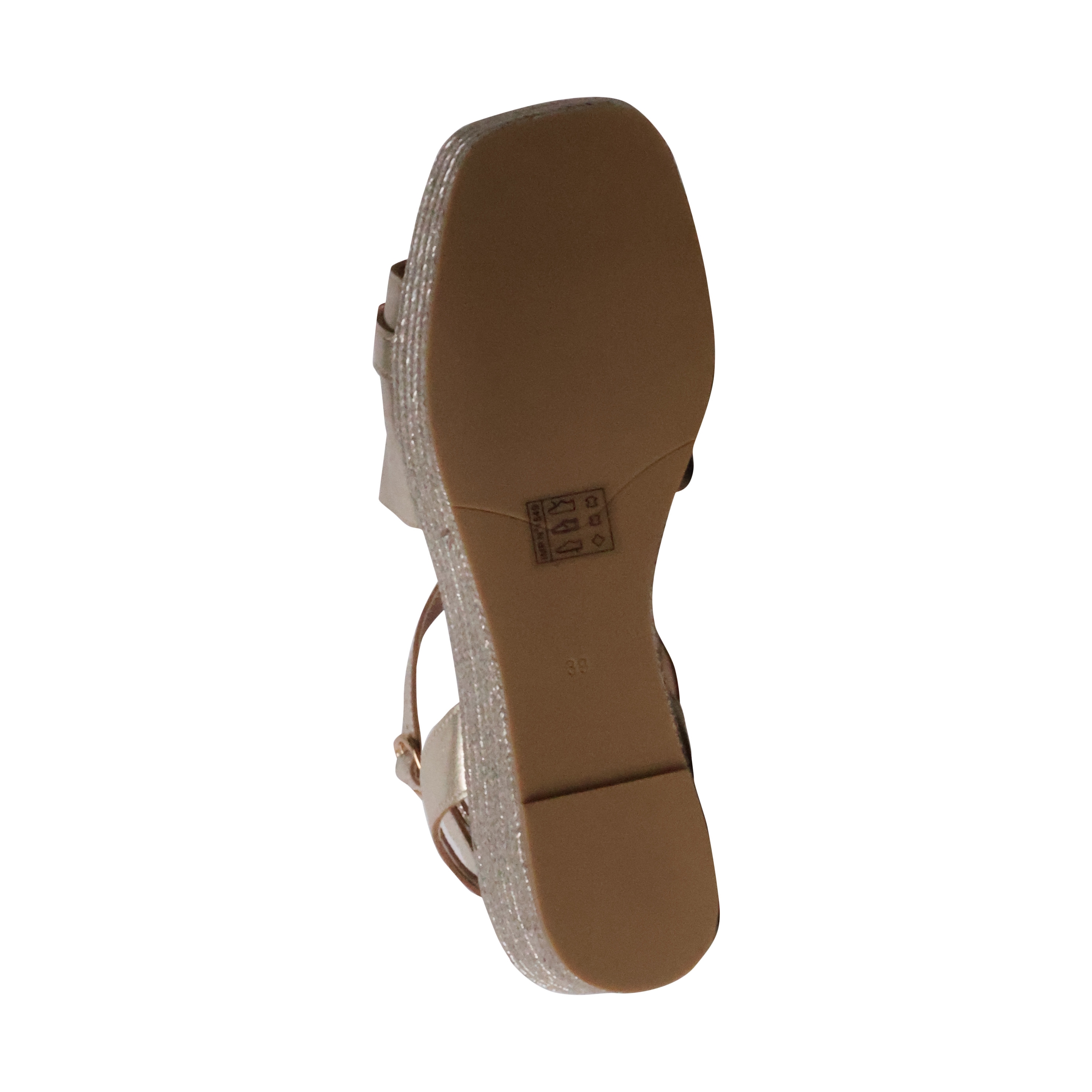 Napolie leather wedge sandals EMILIE KARSTON Grey