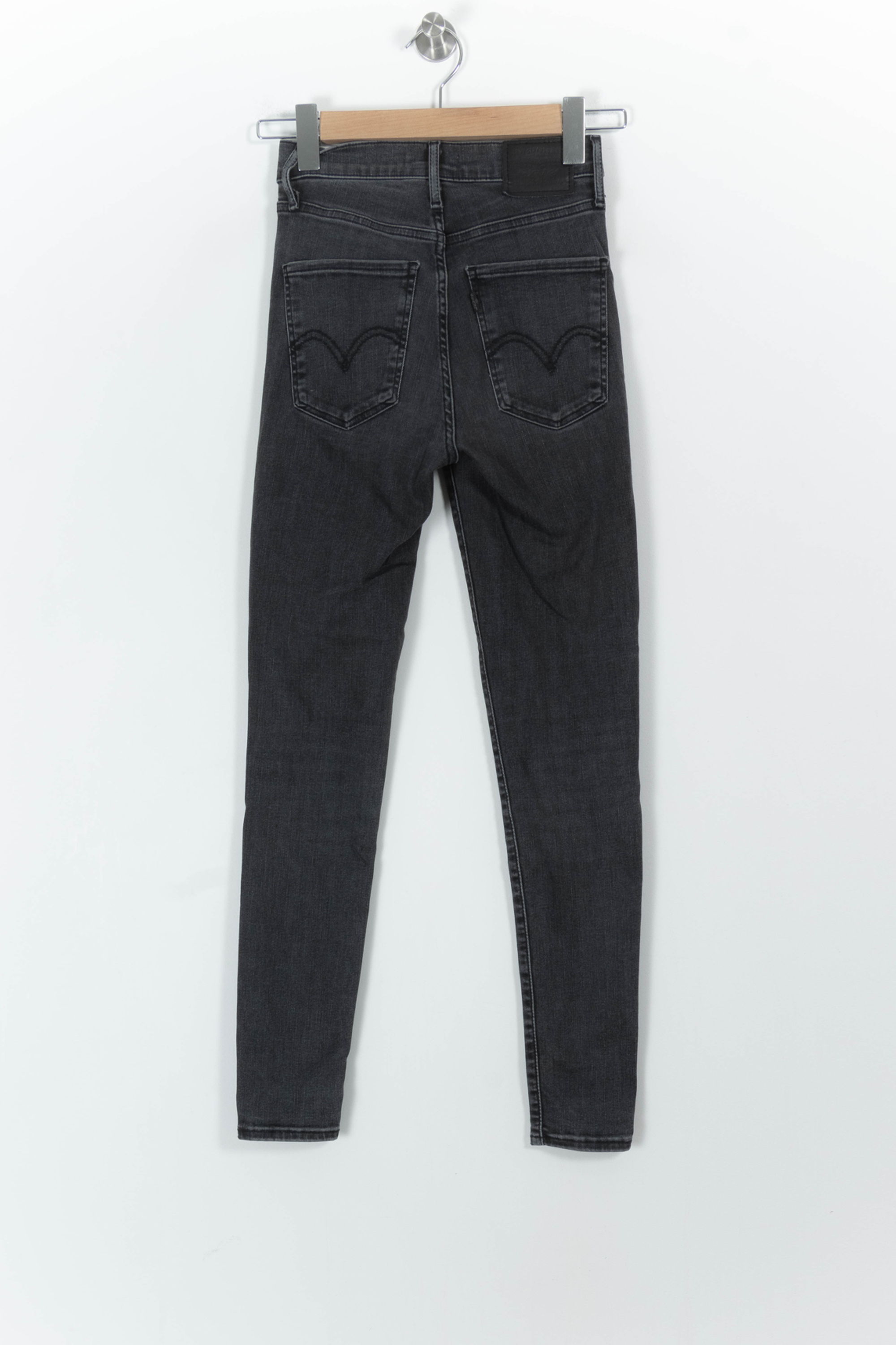 Cropped slim jeans with studs LEVI'S - Seconde main Black