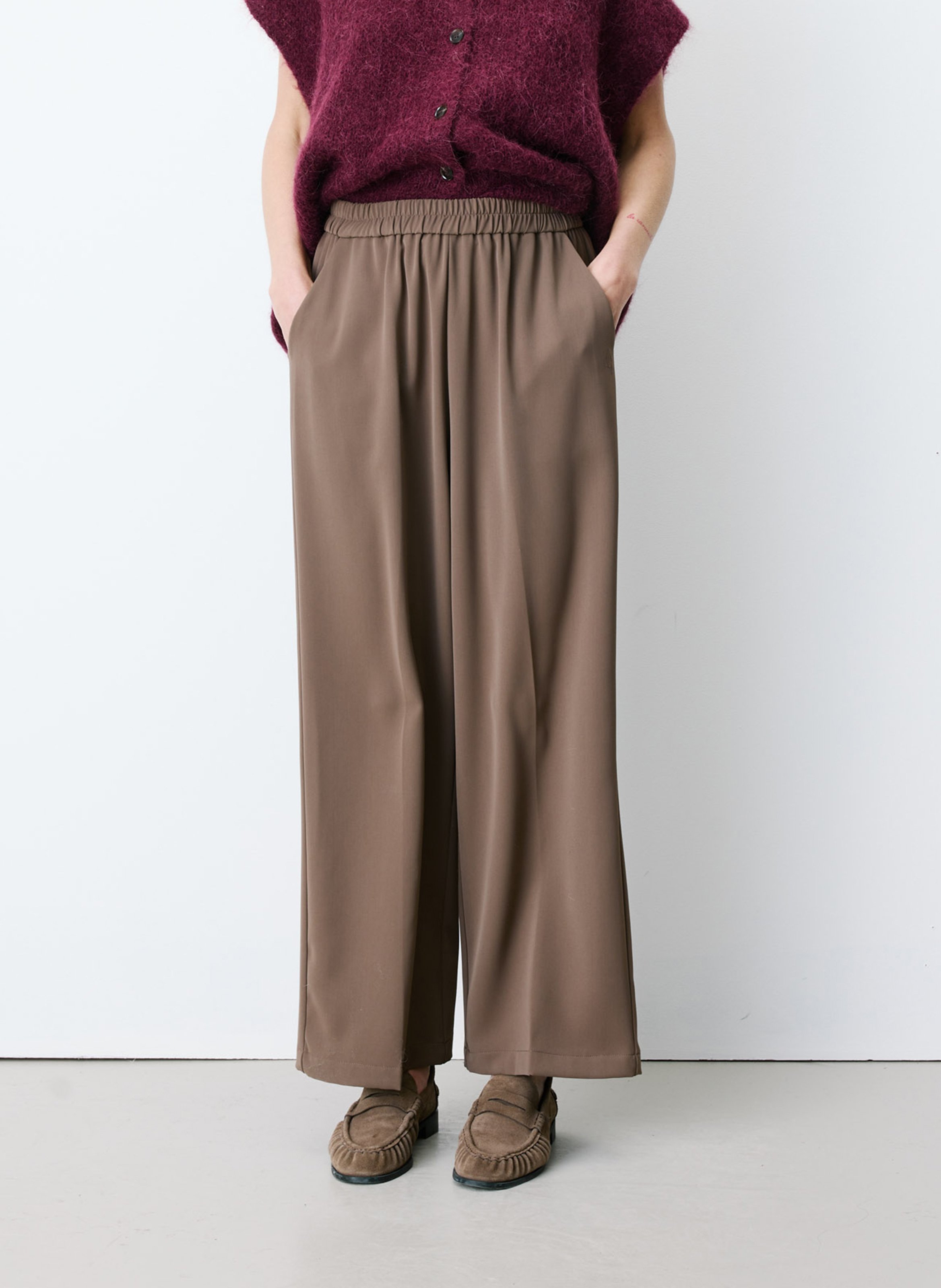 Rechte broek met halfhoge taille GRACE ET MILA