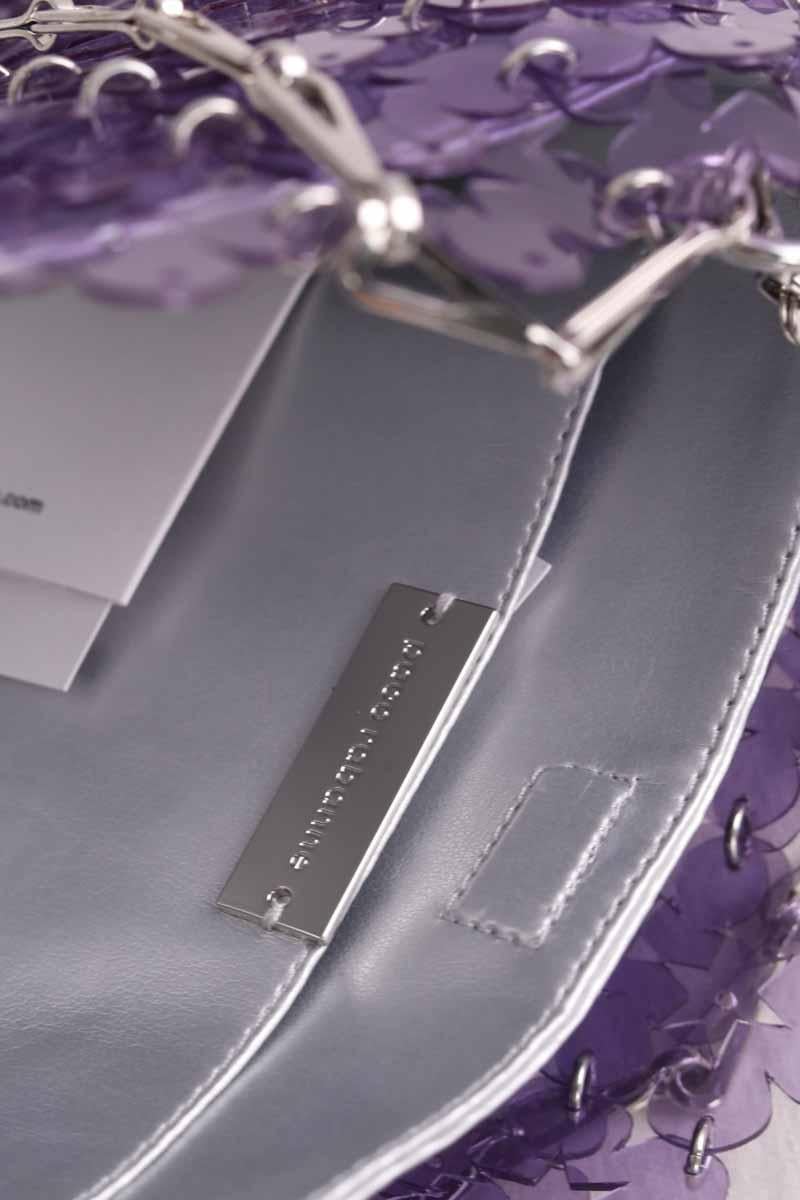 Shoulder bag nano 1969 PACO RABANNE - Seconde Main Purple