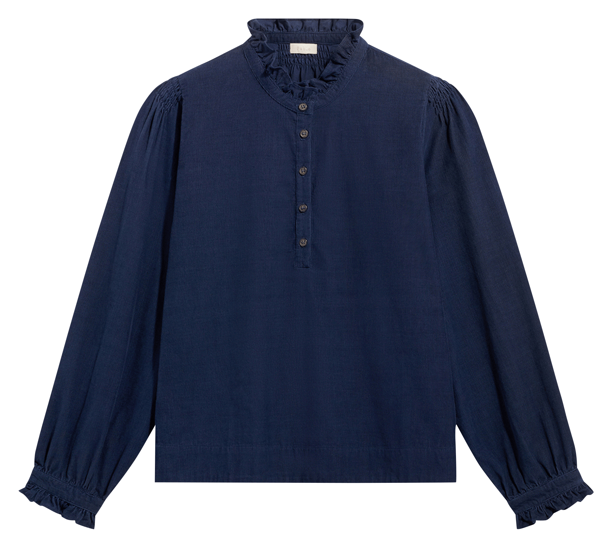 Weite Baumwollbluse PABLO