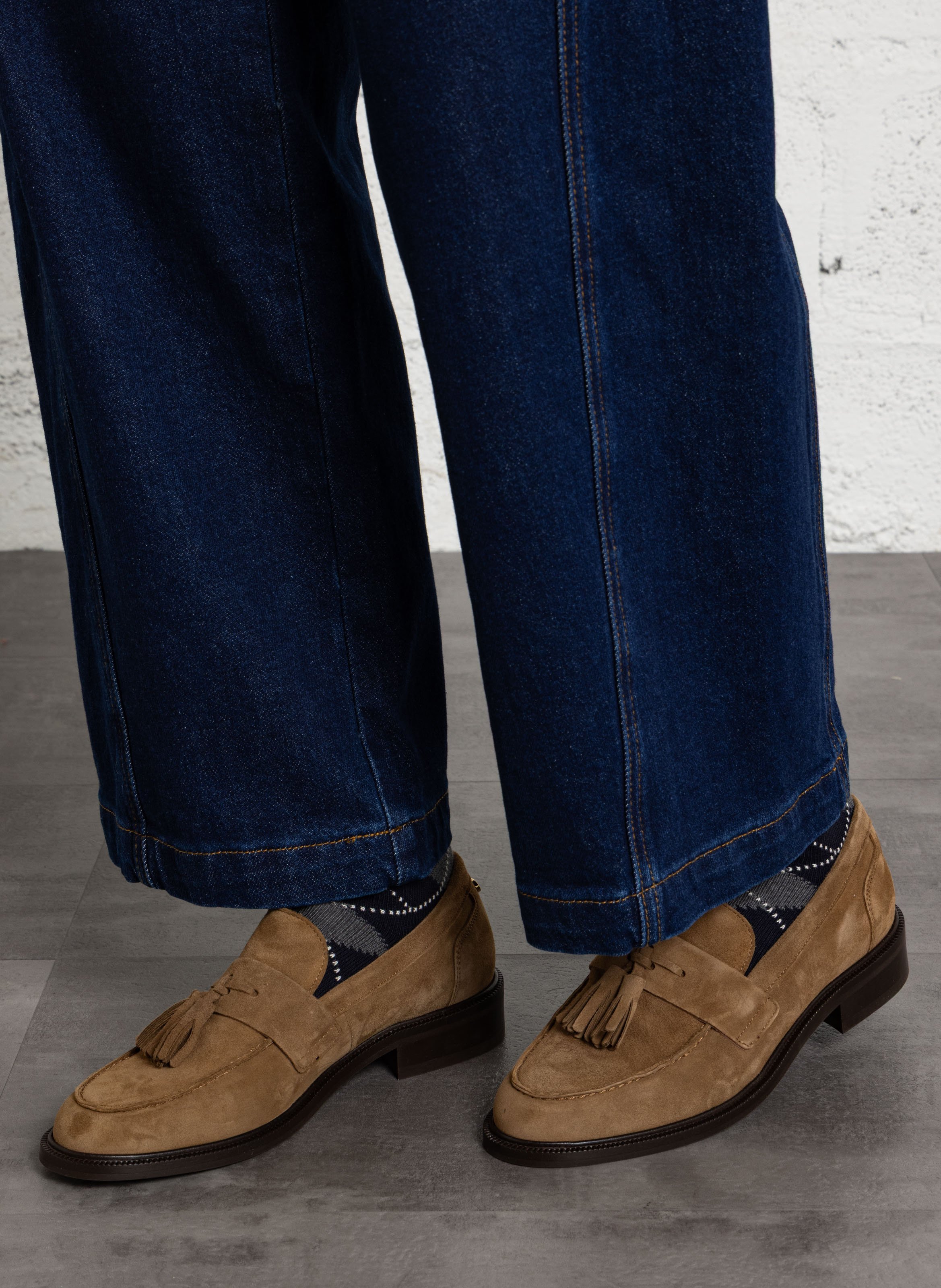 Mocassins en cuir BOCAGE Beige