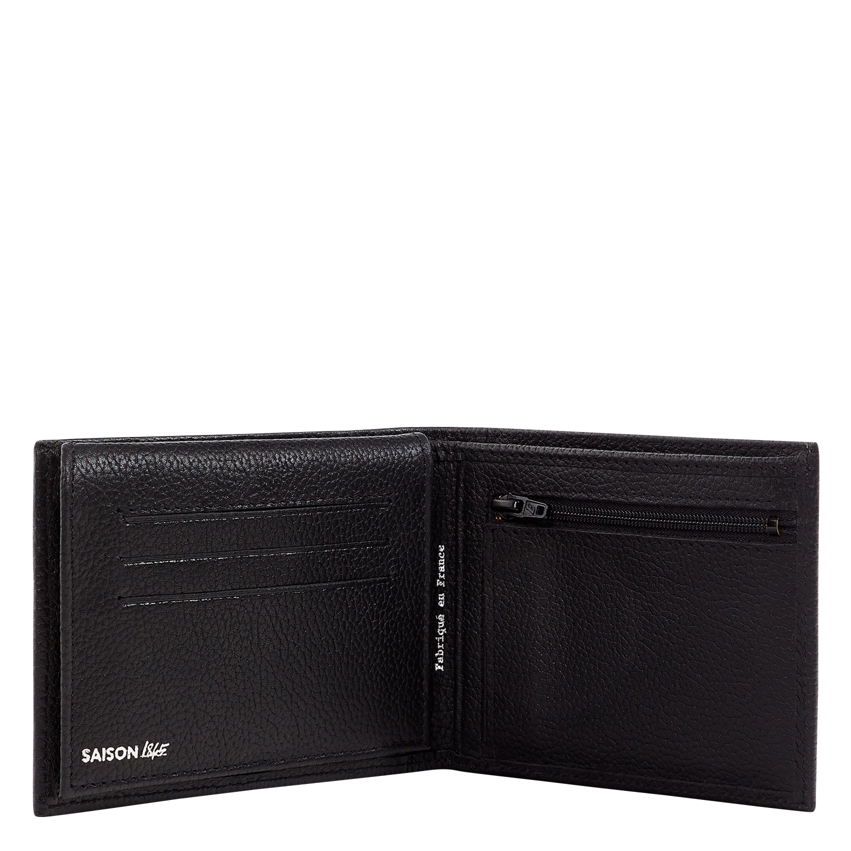 Leather wallet SAISON 1865 Black