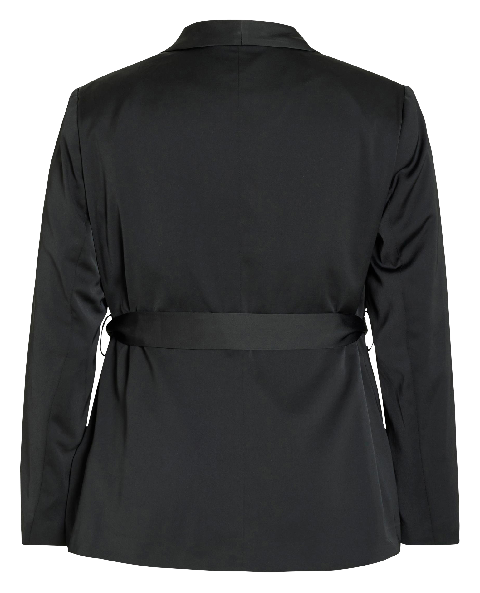 veste col tailleur satinée EVOKED Noir