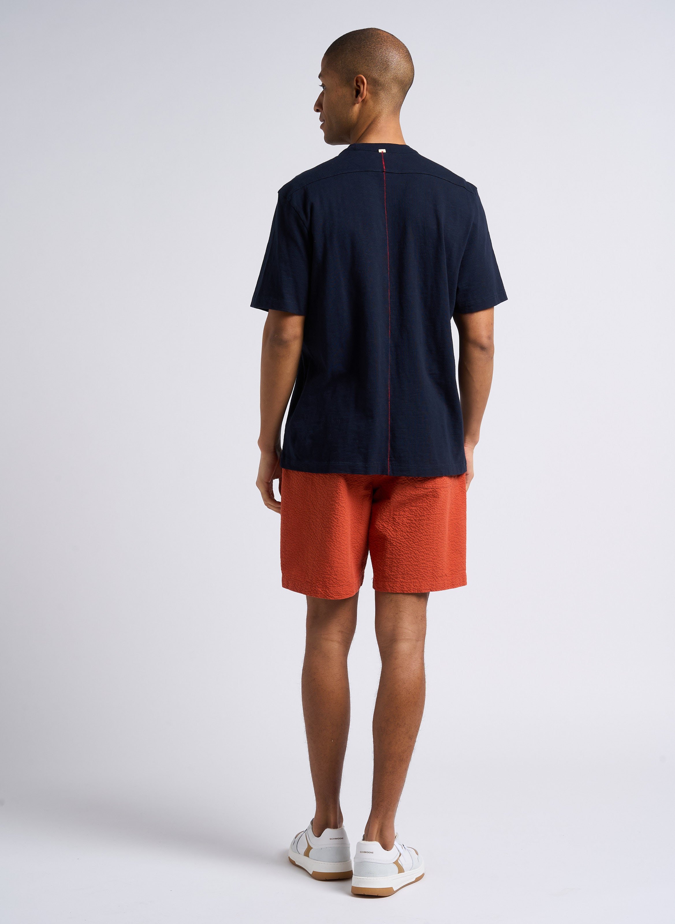Short droit en coton mélangé HOMECORE Orange
