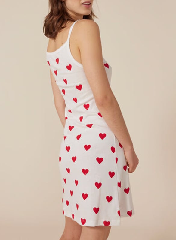 Round neck printed cotton nightgown PETIT BATEAU Multicolored