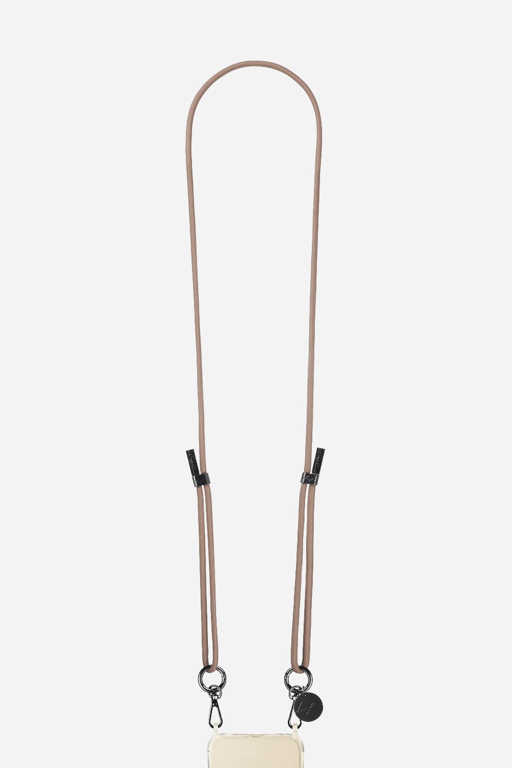 Cordon de téléphone en coton LA COQUE FRANCAISE Marron