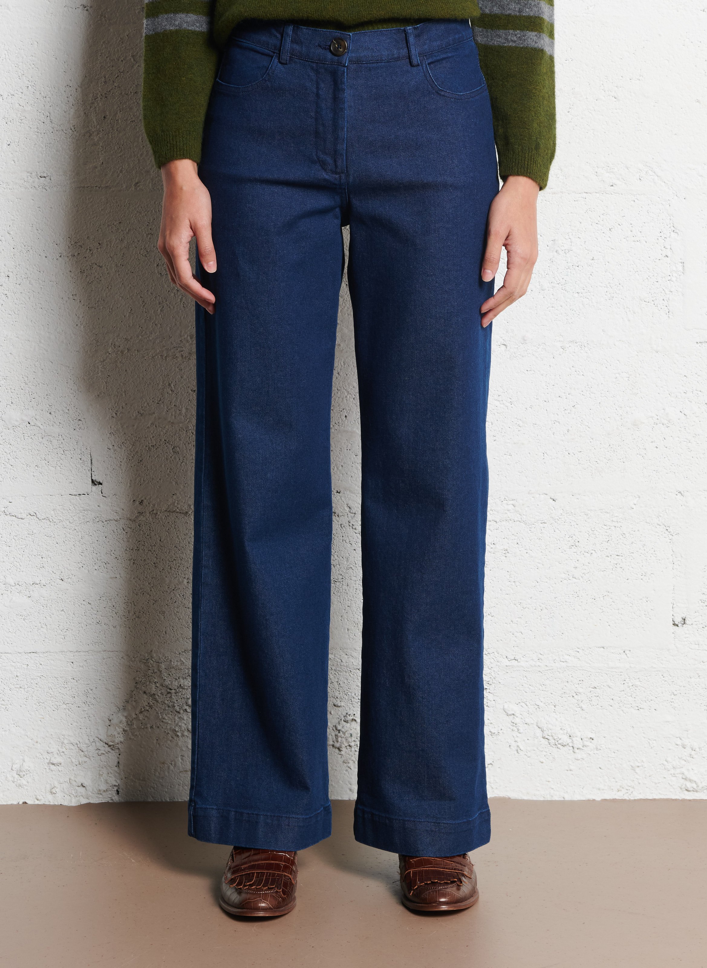 Jean droit en coton mélangé NICE THINGS