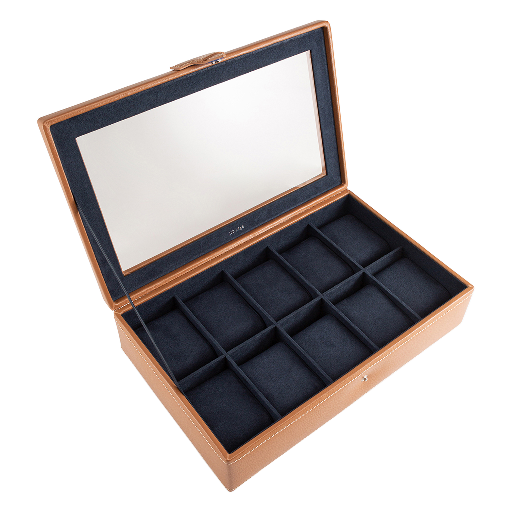 Lederen sieradendoos LE TANNEUR Beige