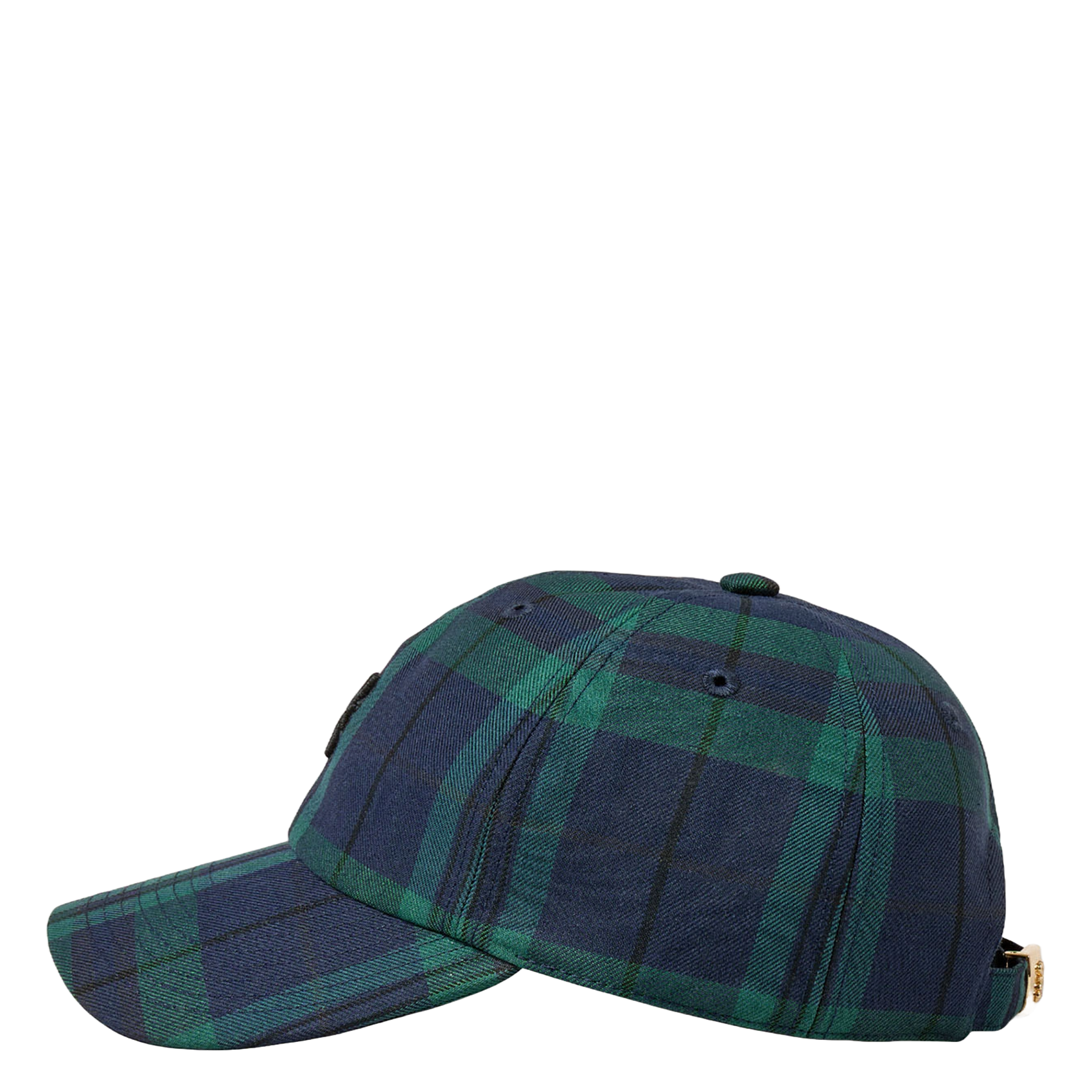 Cap with check pattern SANDRO Green