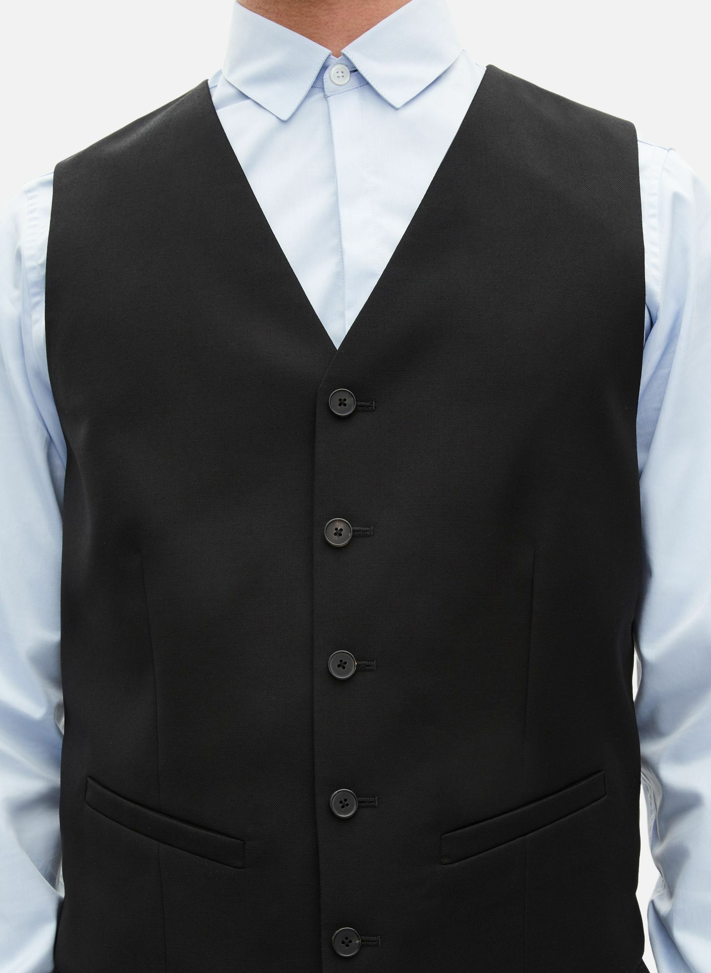 Tailored wool suit vest THE KOOPLES Black