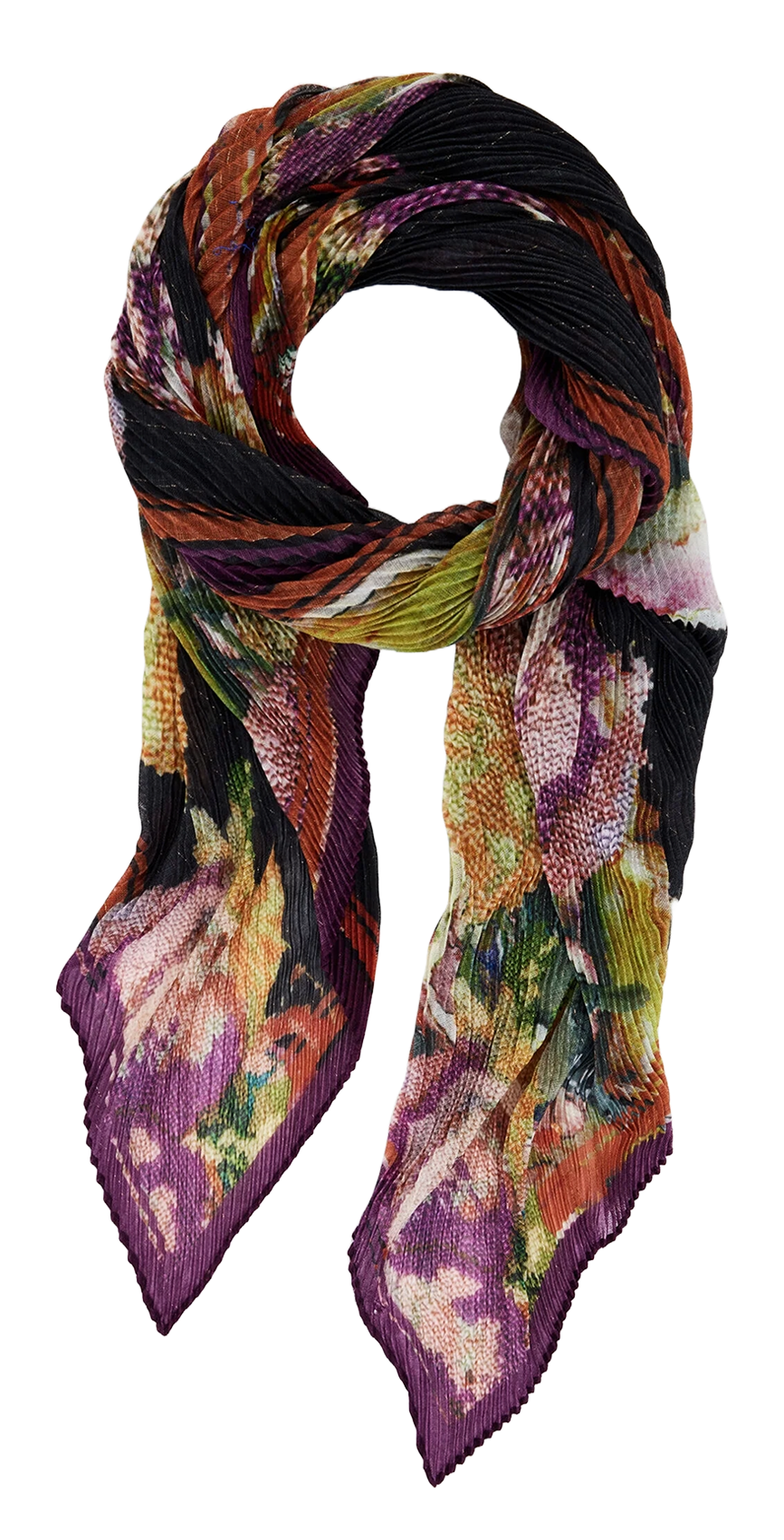 Foulard plissé imprimé DESIGUAL Rouge