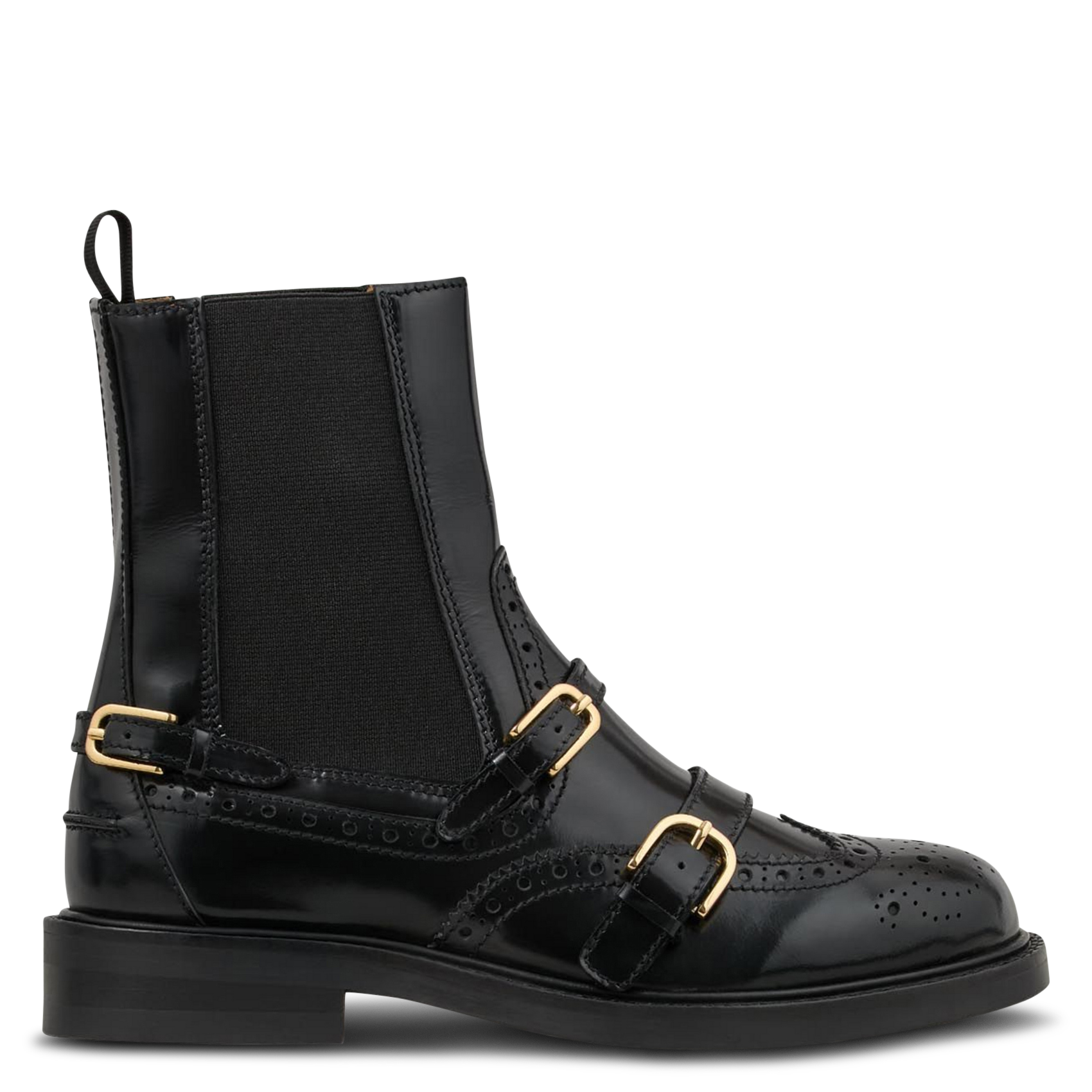 Bottines en cuir SANDRO Noir