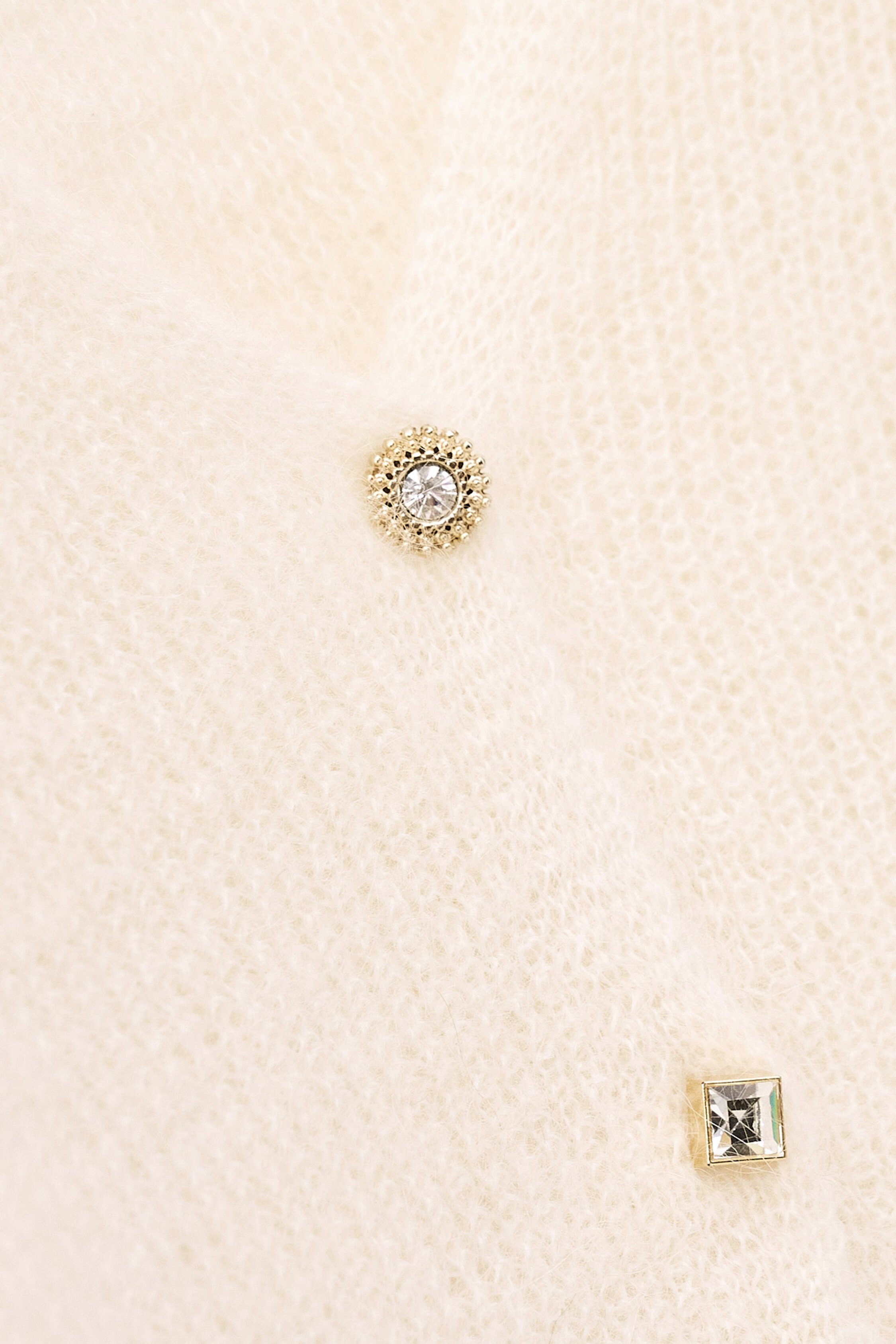 Rechte, gebreide trui met ronde hals BA&SH Beige