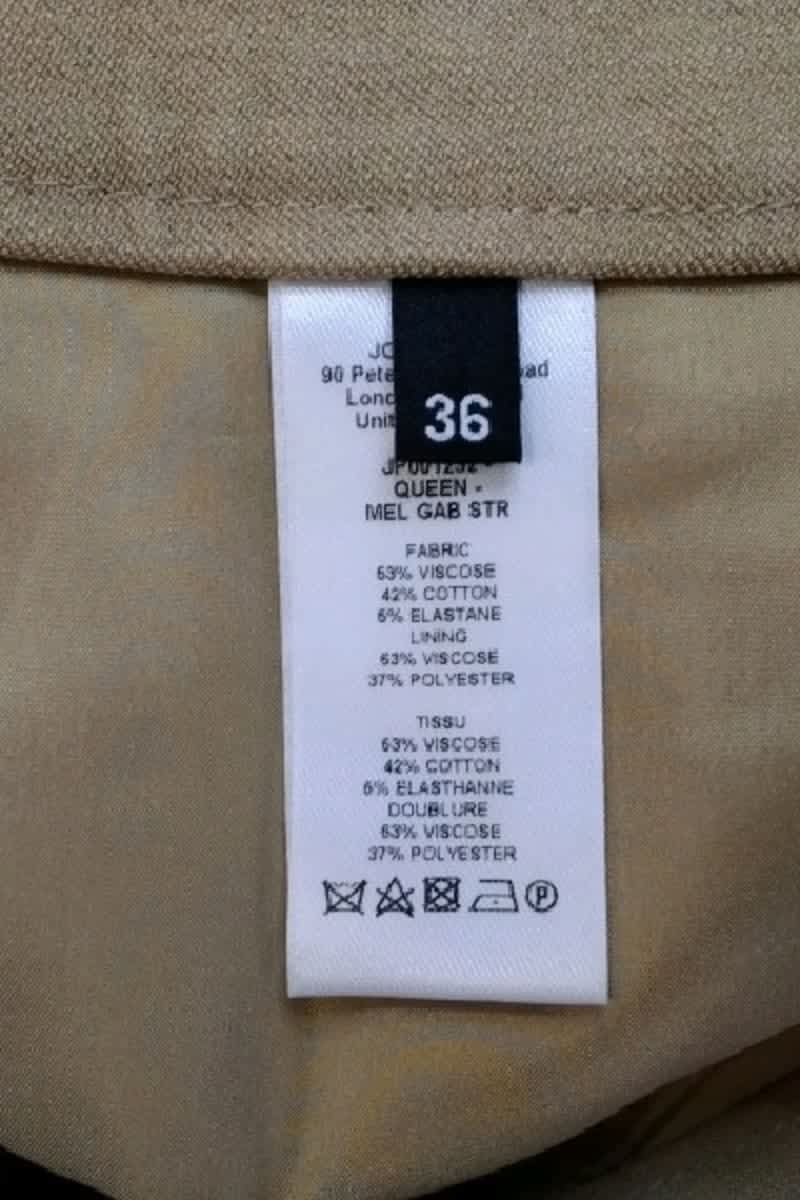 Carrot trousers JOSEPH - Seconde Main Beige