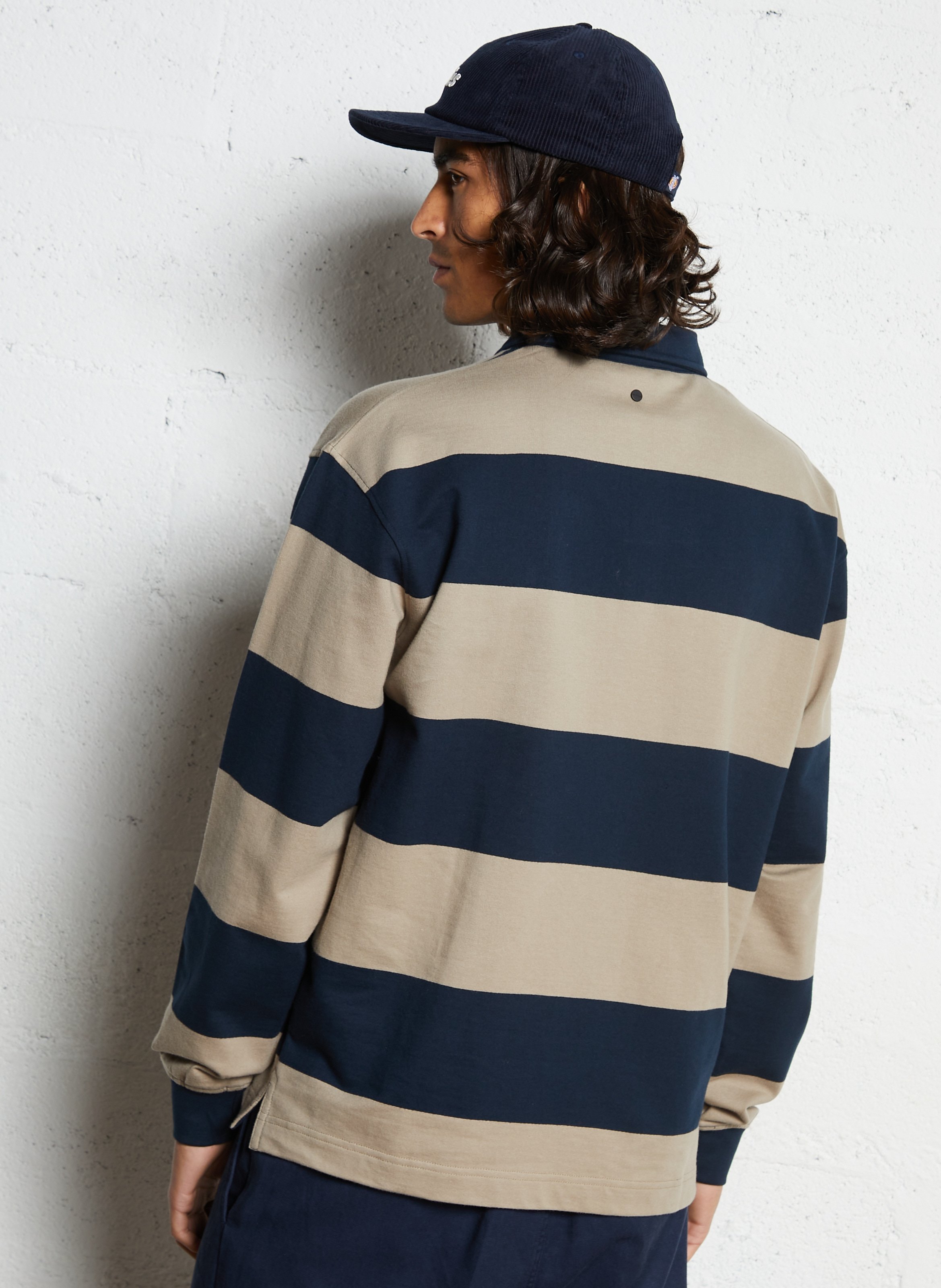 Polo droit en coton MINIMUM Bleu