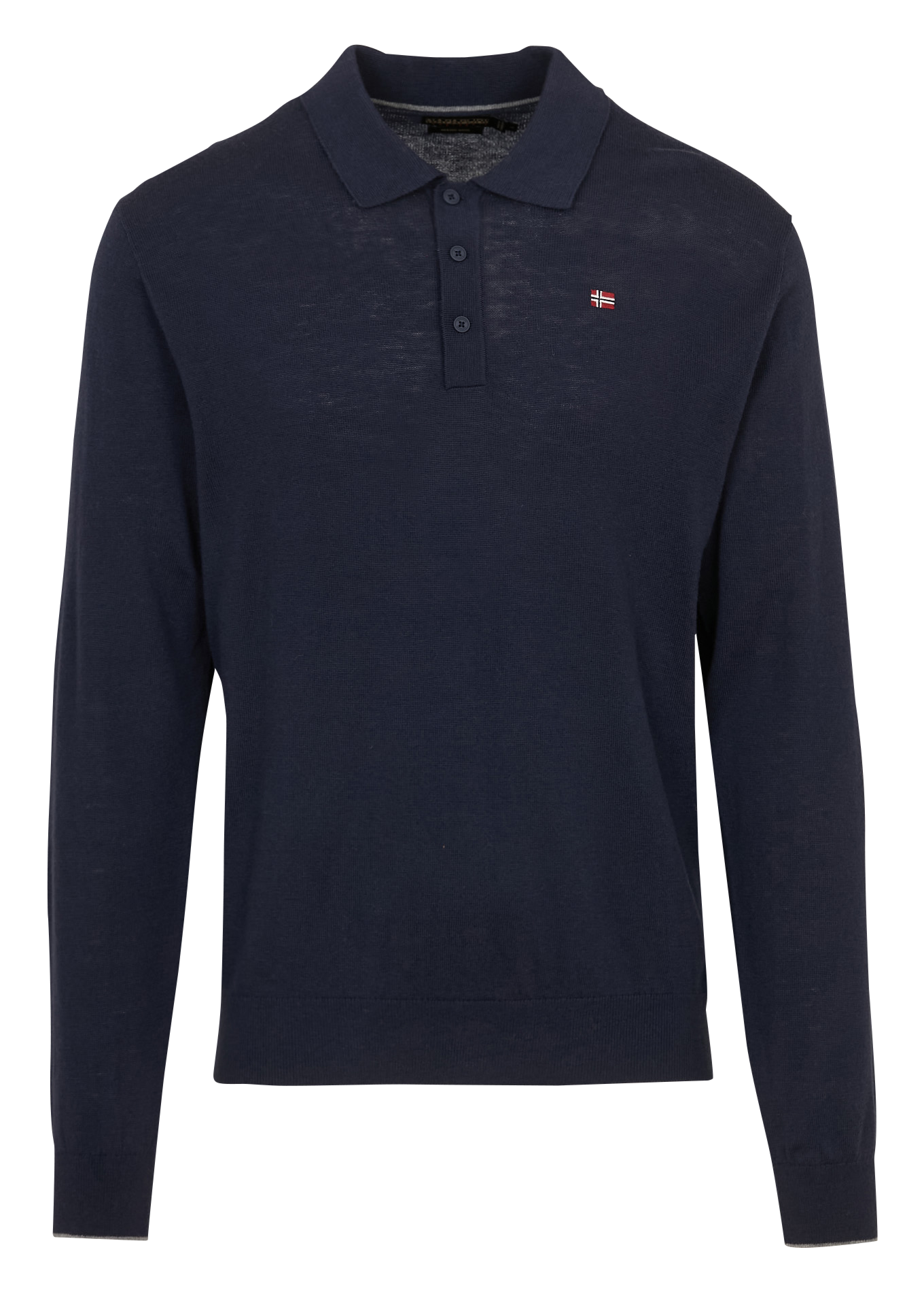 Polo manches longues en laine NAPAPIJRI Bleu