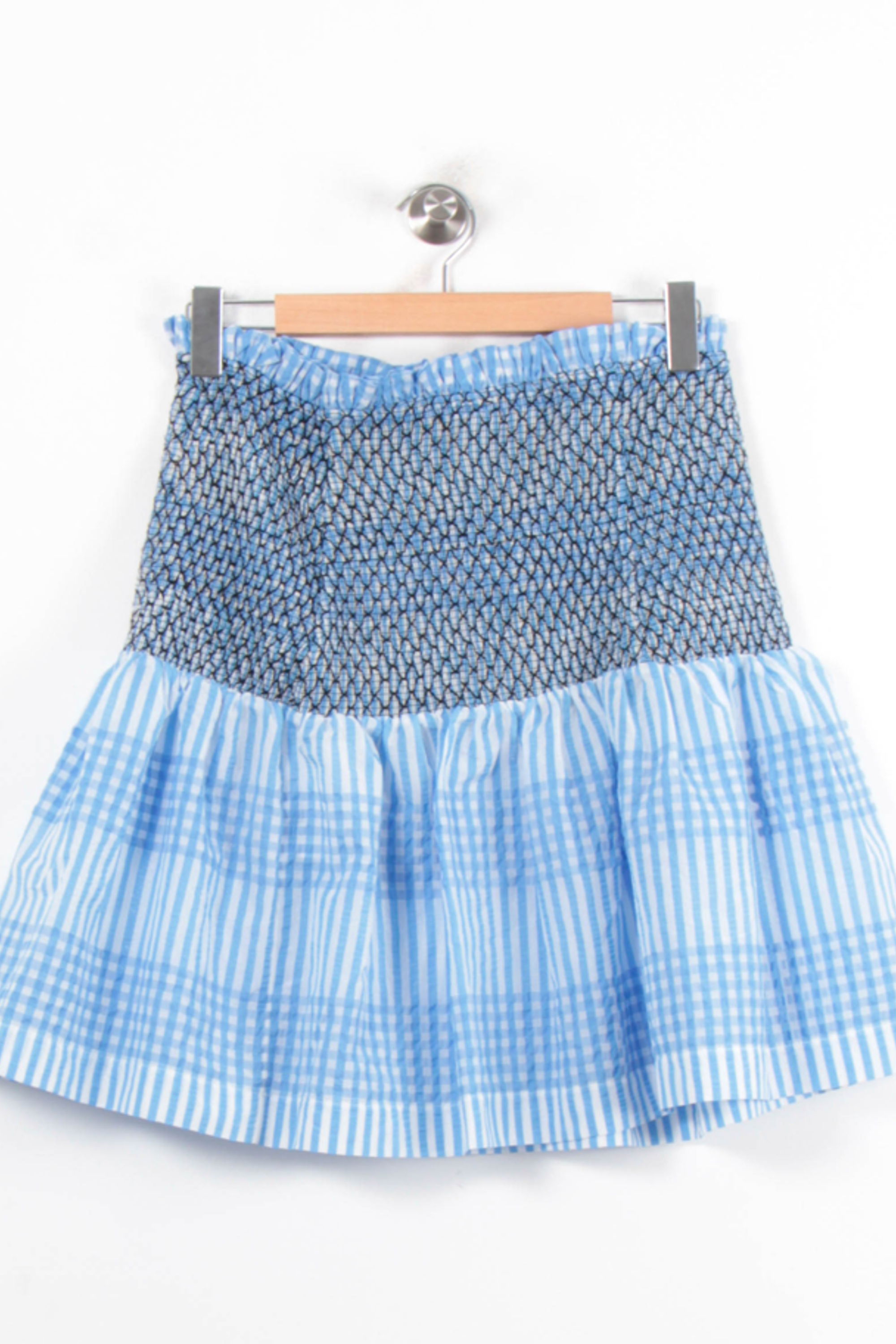 Short & midi skirt GANNI - Seconde Main Blue