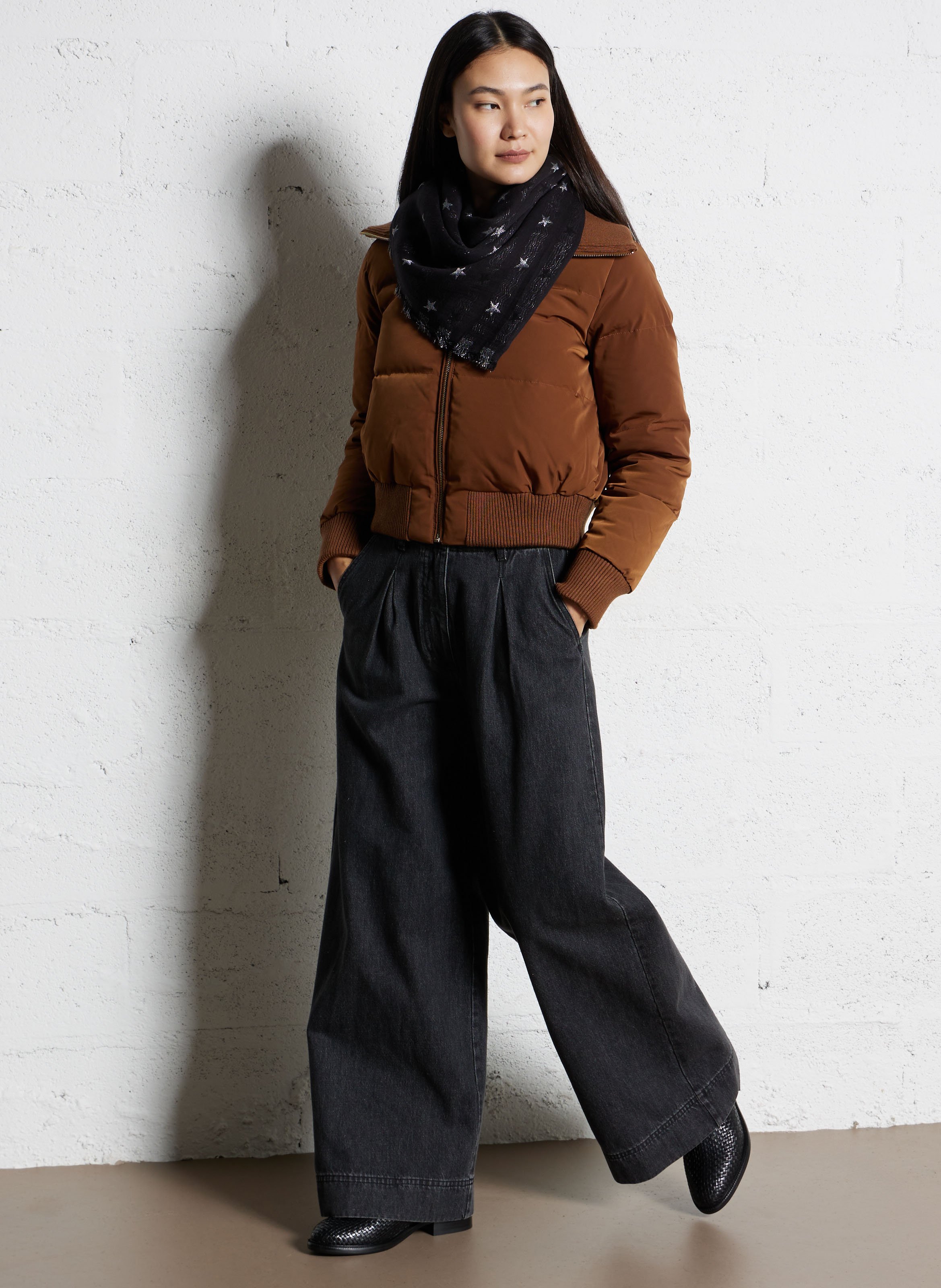 Bottines en cuir tressées JB MARTIN Noir