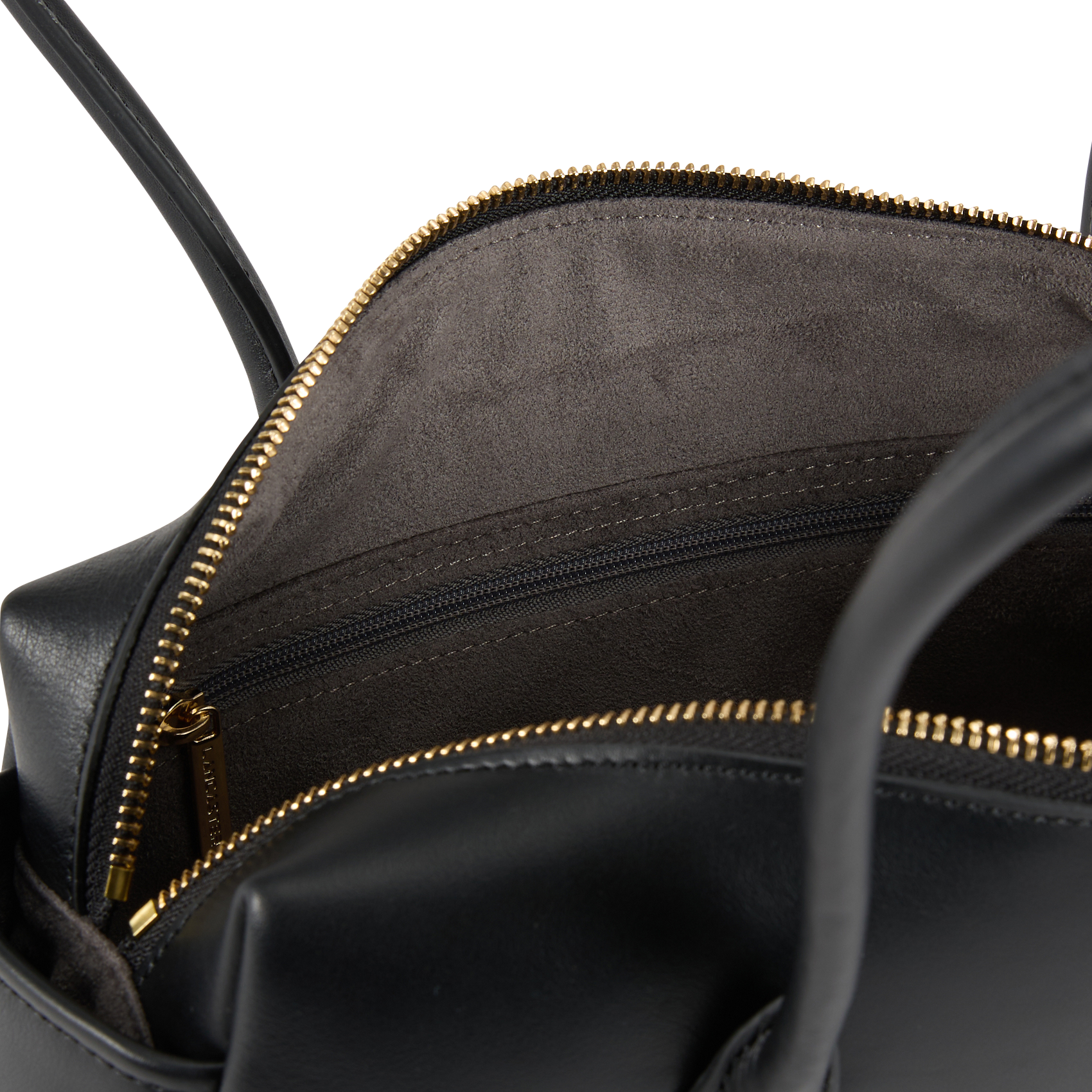 Sac trotteur en cuir LANCASTER PARIS Noir