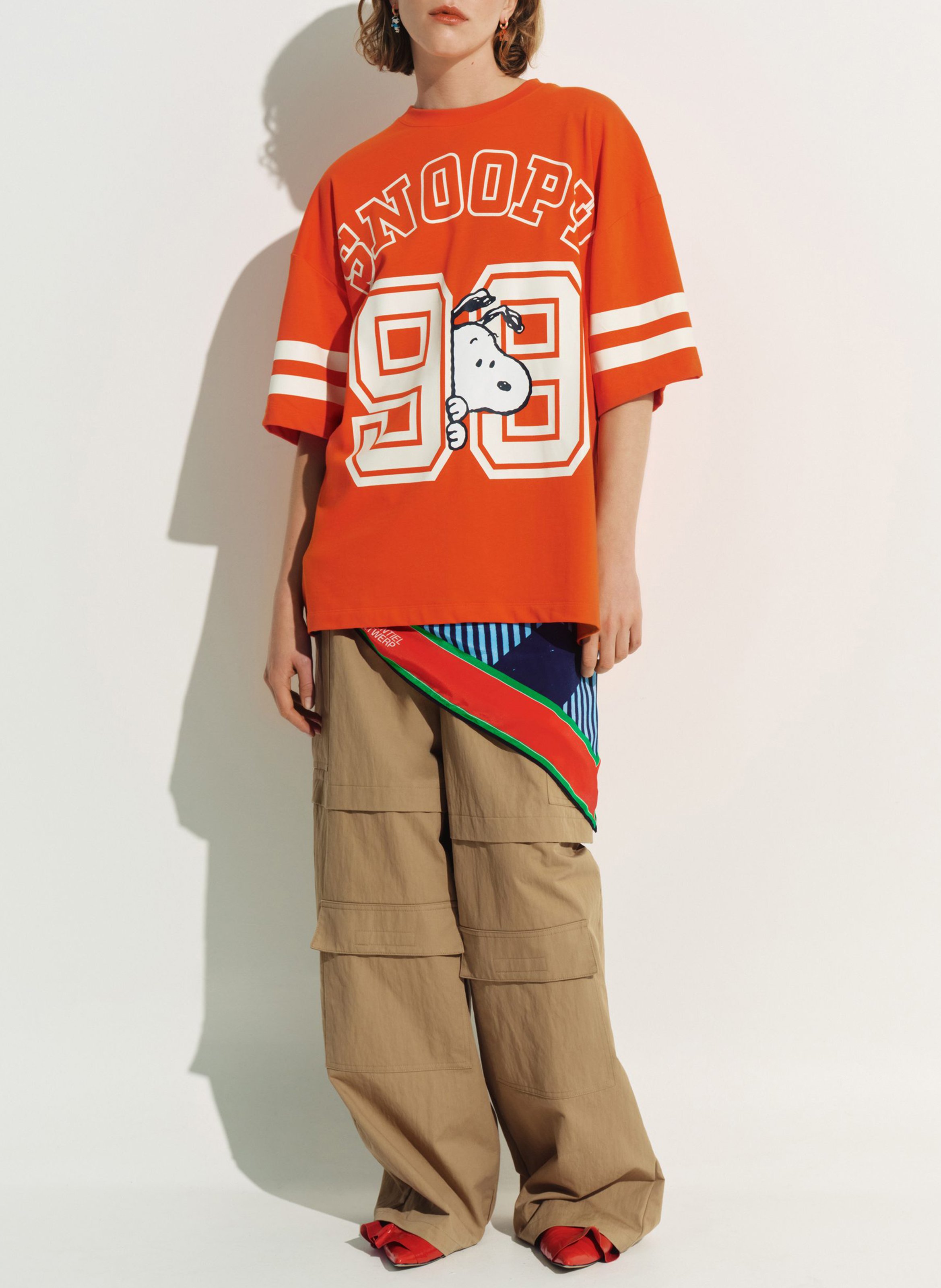 Camiliday round-neck sleeveless cotton top ESSENTIEL ANTWERP Orange