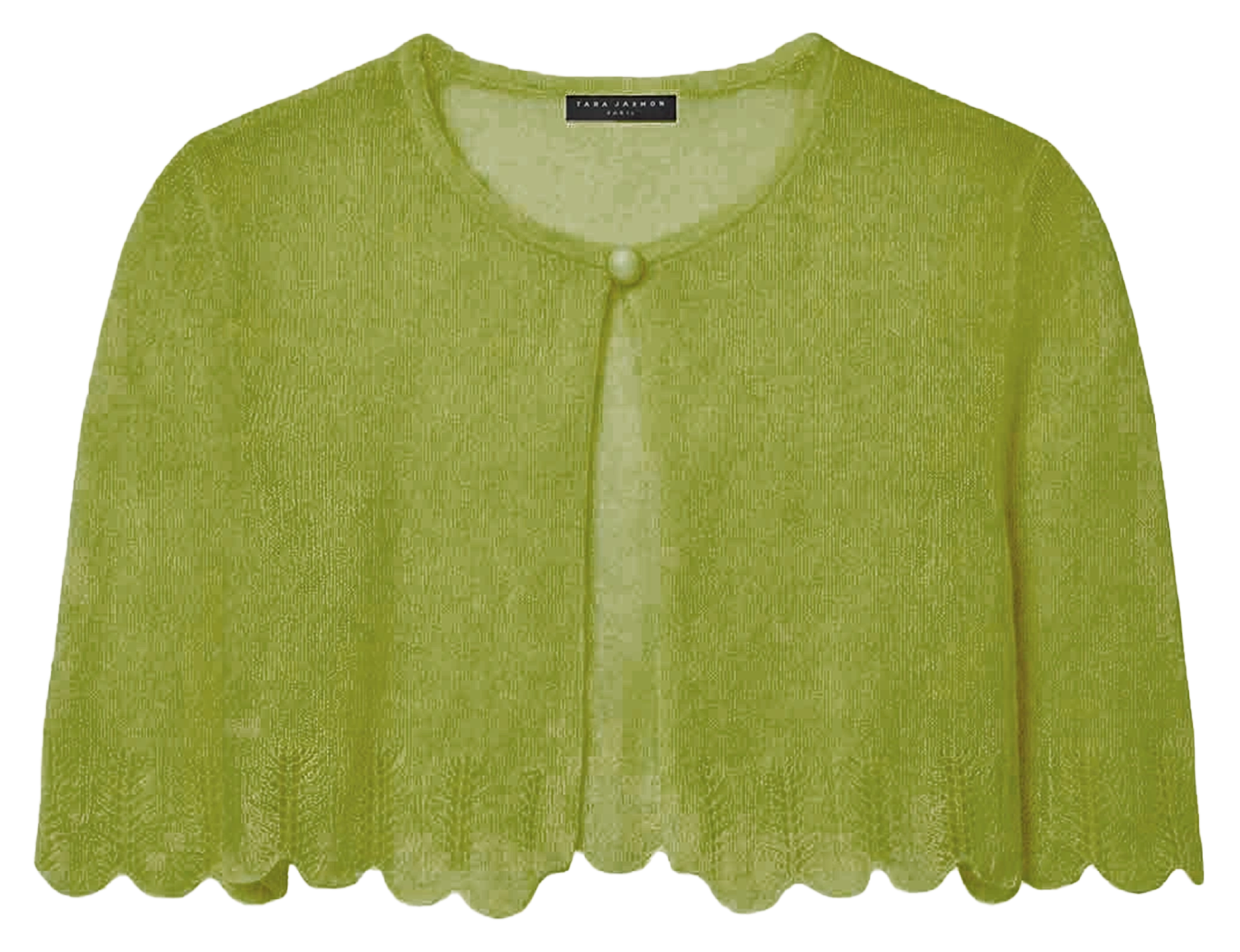 Loose-fit wool-blend cape TARA JARMON Green