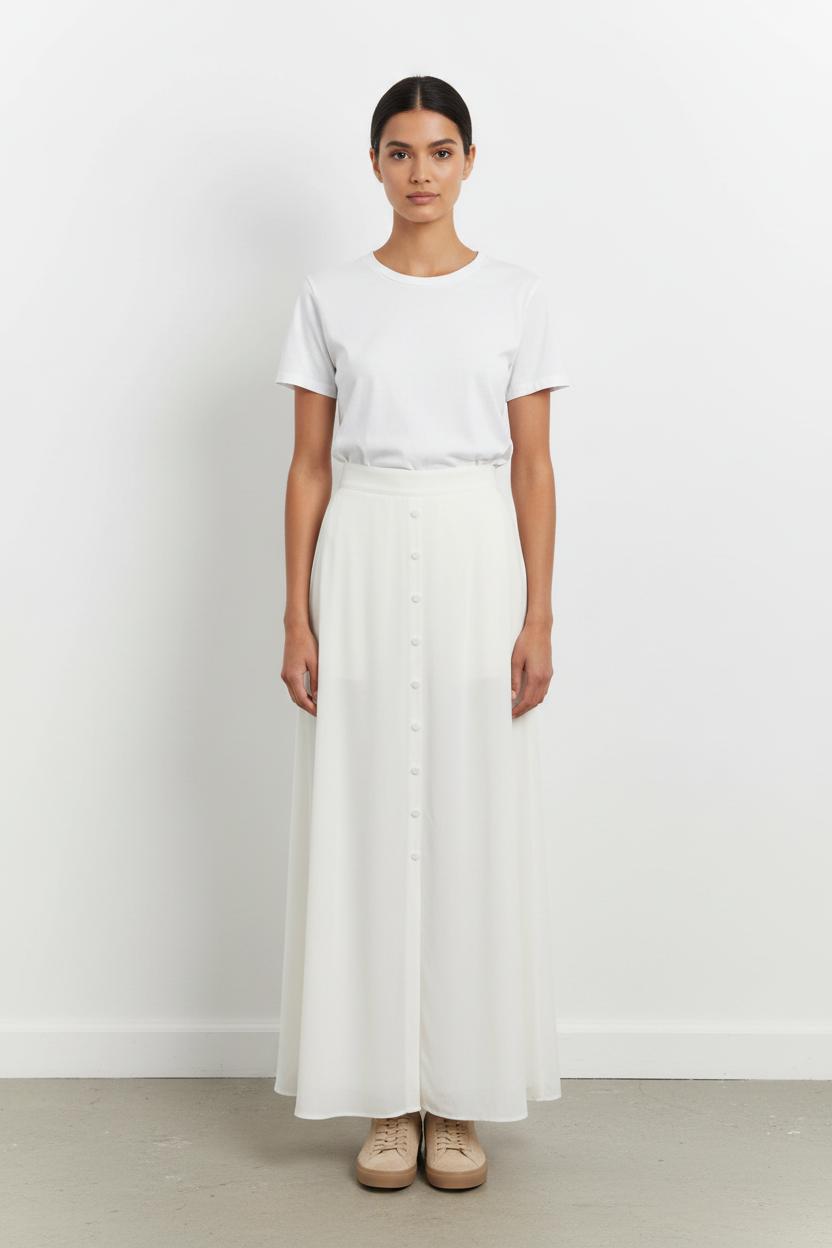 Long skirt MAISON LEMOINE - Seconde main Beige