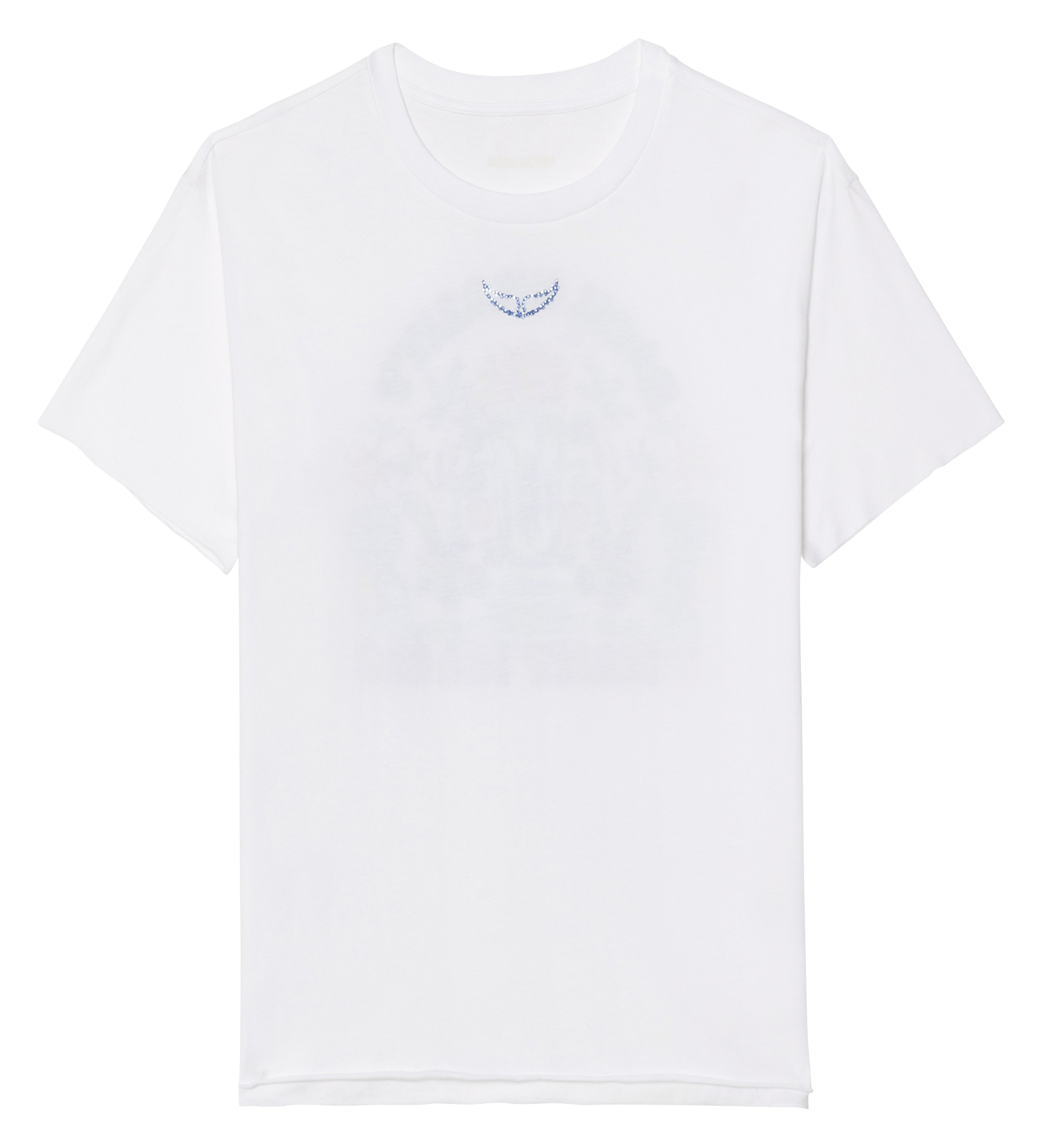 Tee-shirt col rond en coton bio ZADIG&VOLTAIRE Blanc