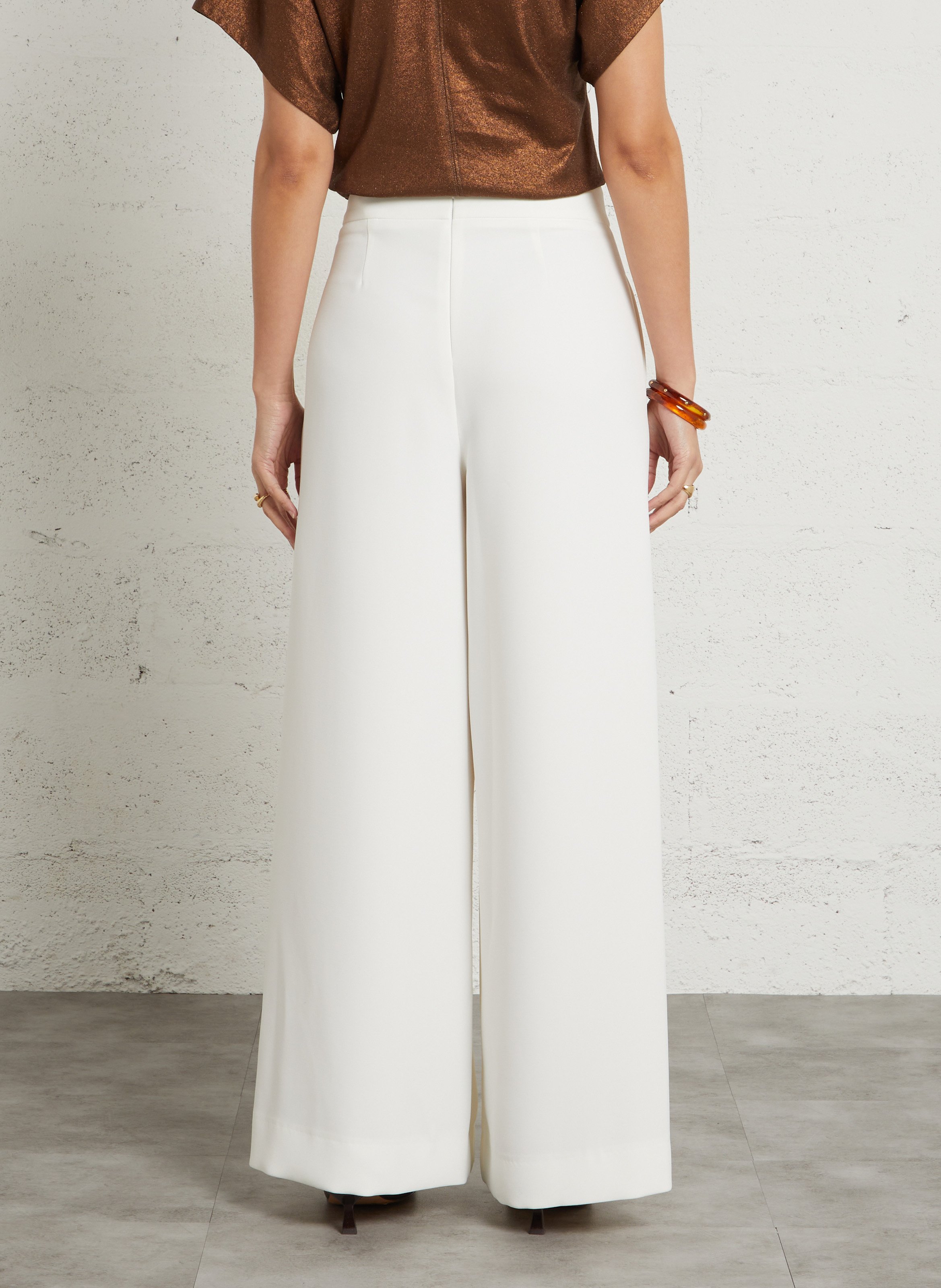 Wijde broek MAISON 123 Beige