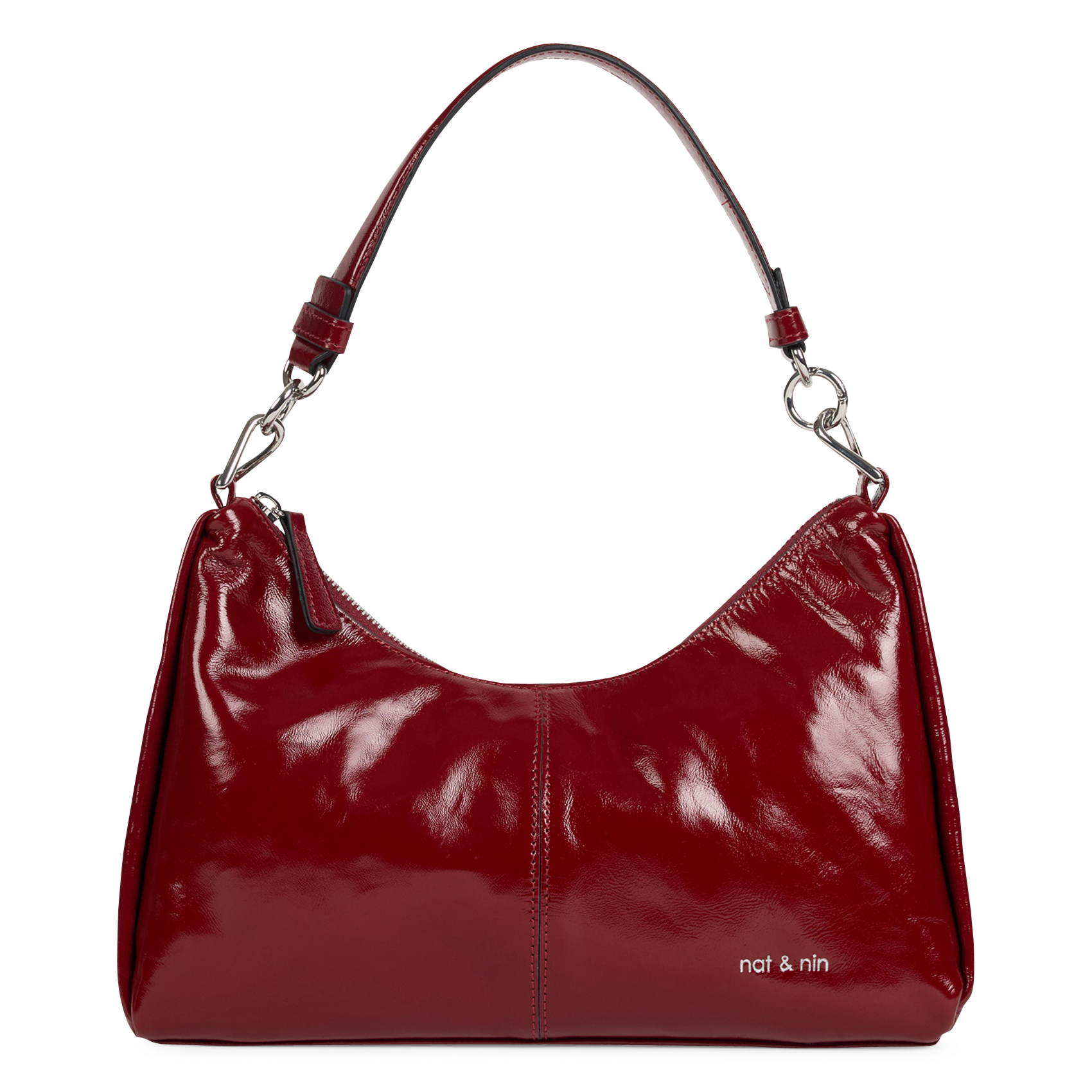 Sac à main en cuir NAT & NIN Rouge