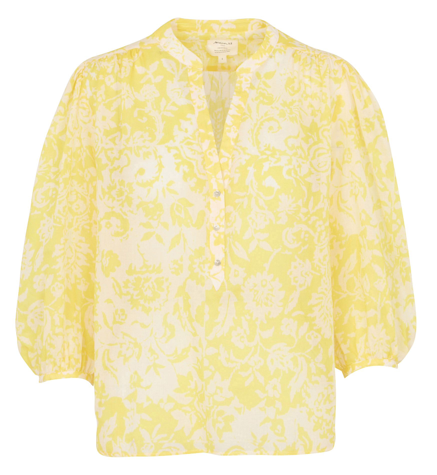 Top ample en coton MAISON 123 Jaune