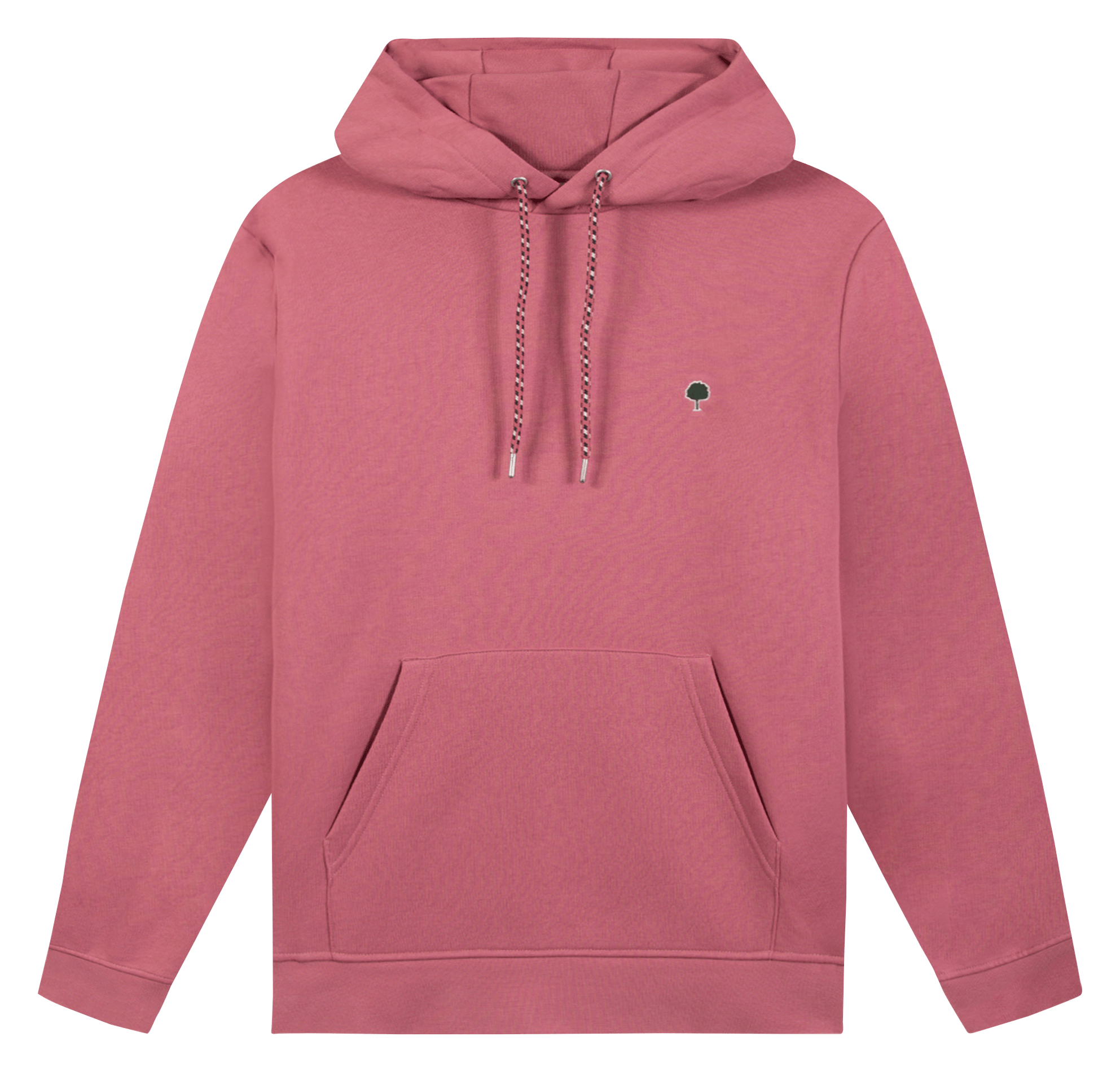 Gerade geschnittenes Kapuzensweatshirt aus Baumwoll-Mix FAGUO Rosa