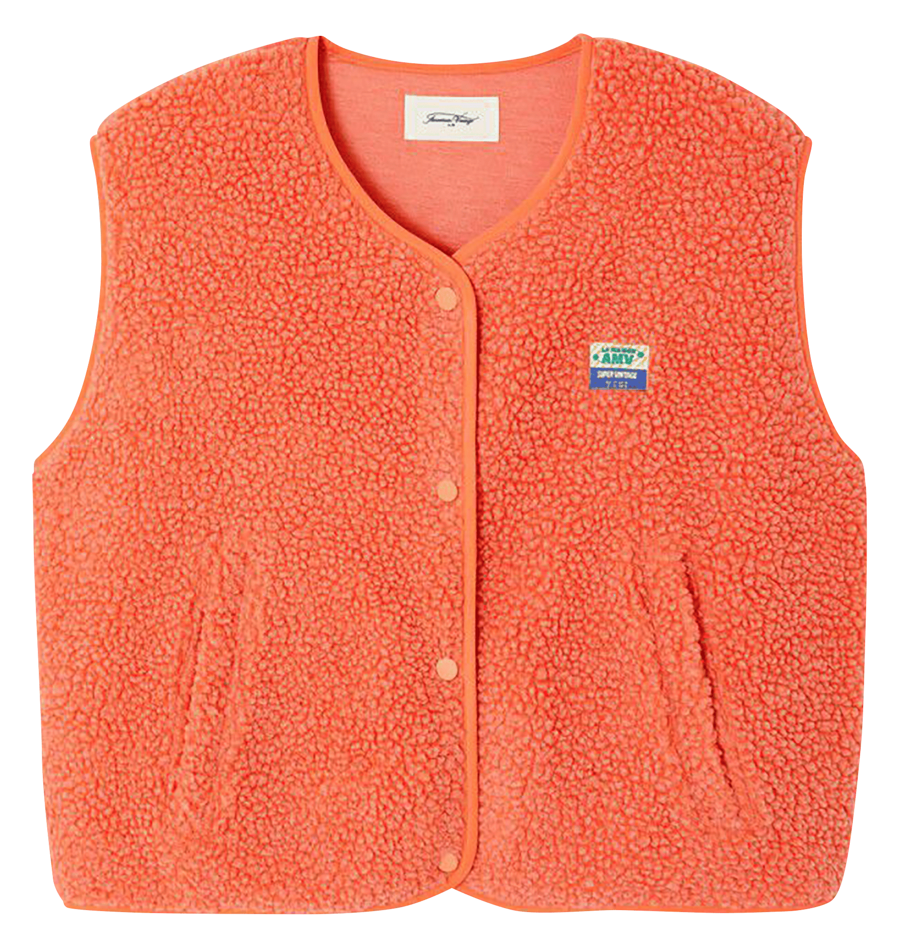 Gilet col rond molletonné sans manches HOKTOWN Sunset chine