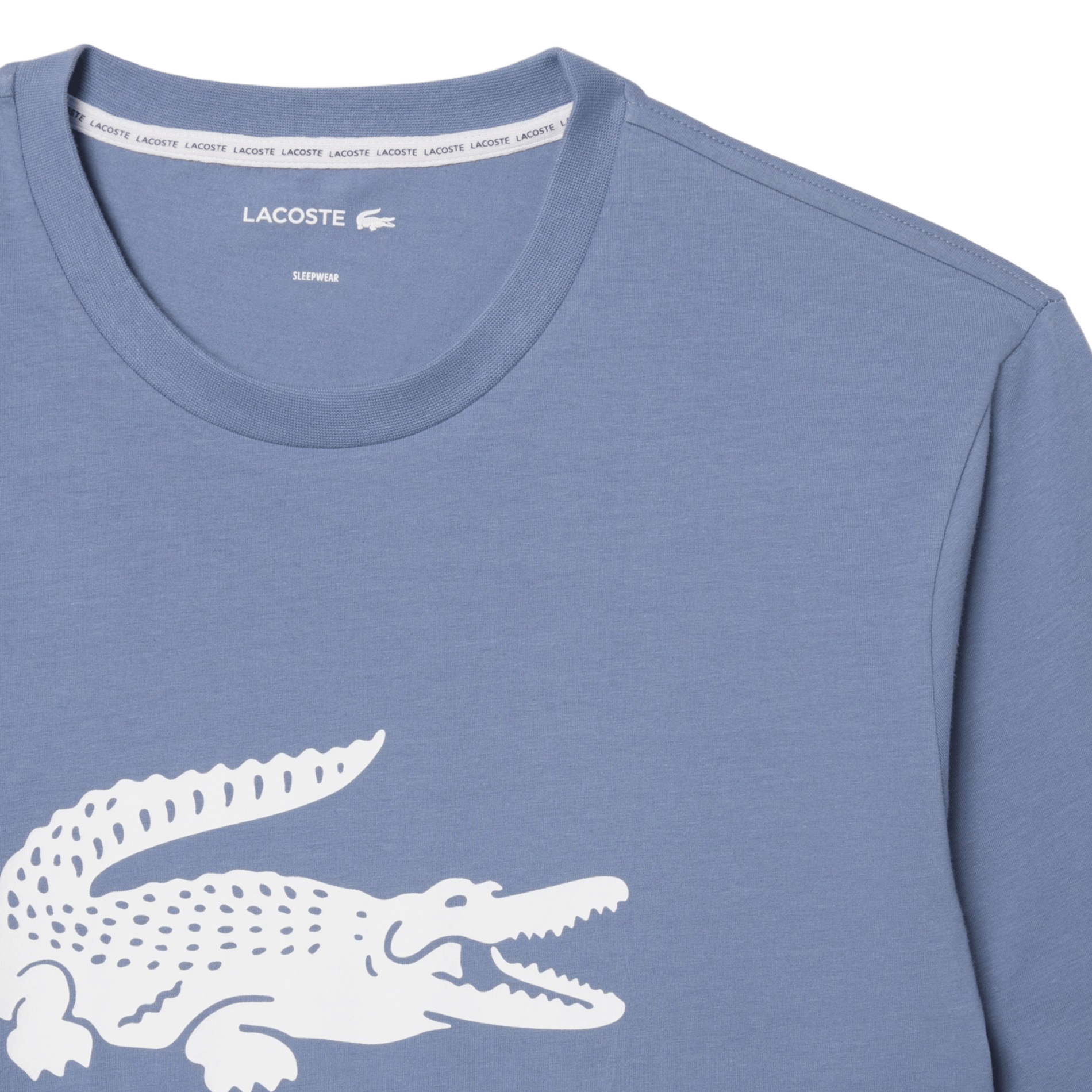 Zweiteiliger Pyjama aus Baumwoll-Mix LACOSTE Grau