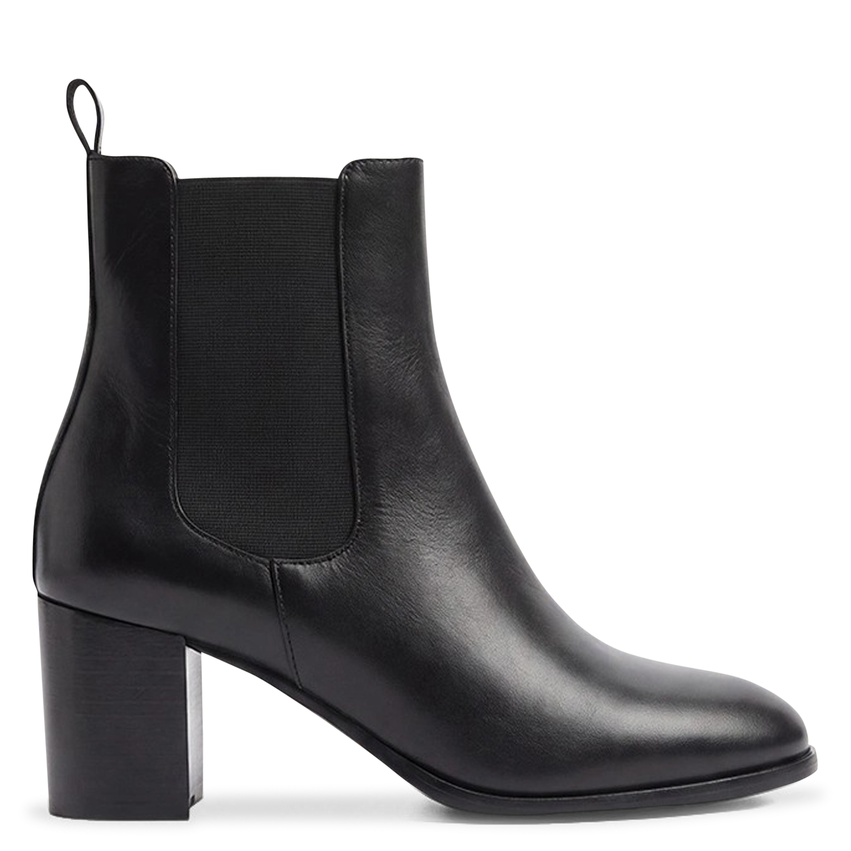 Bottines hautes en cuir JONAK Noir