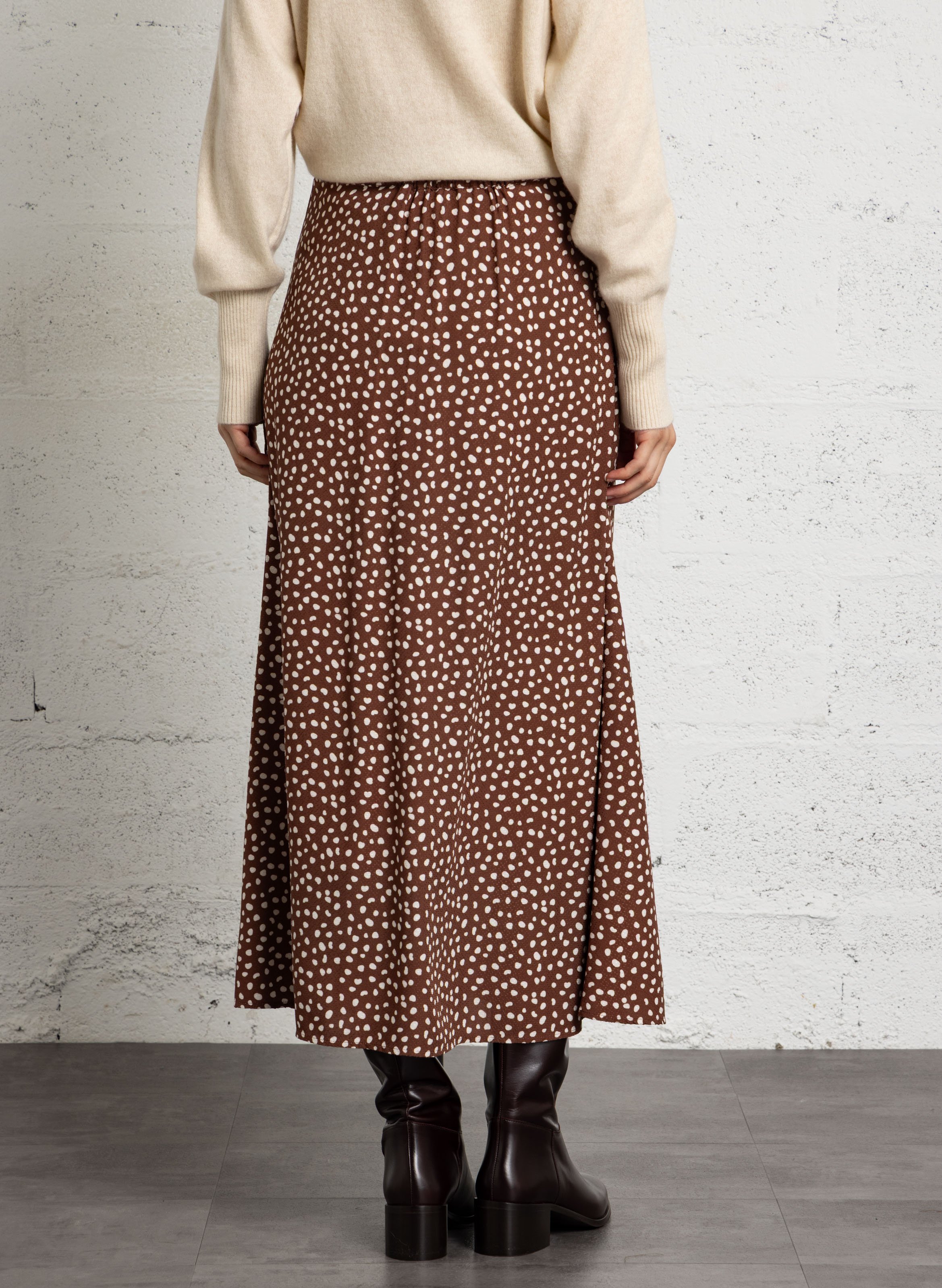 Langer Rock mit Print DES PETITS HAUTS Mehrfarbig