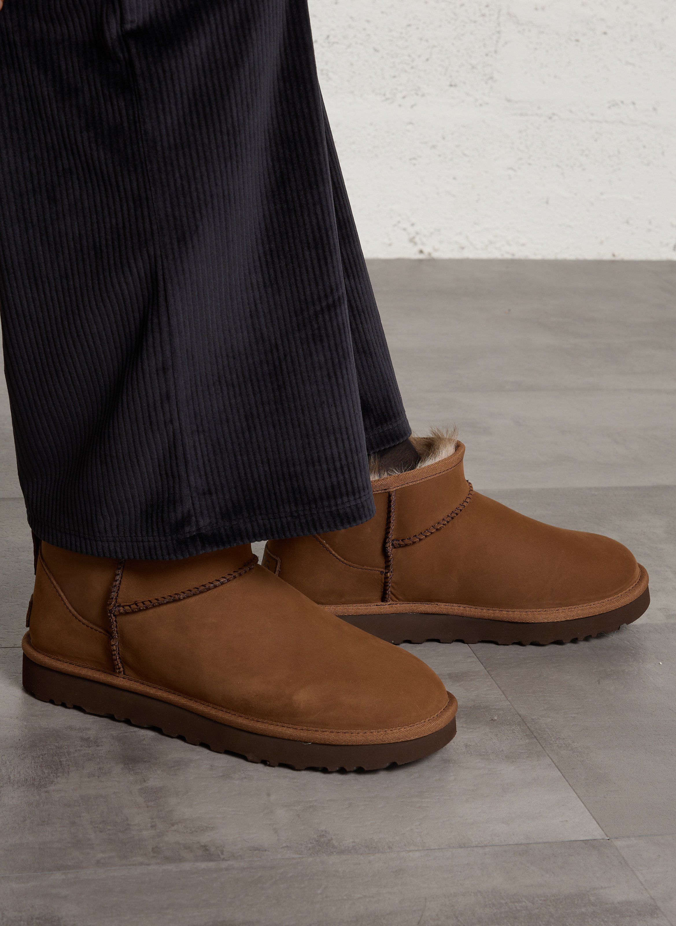 Lederboots UGG Braun